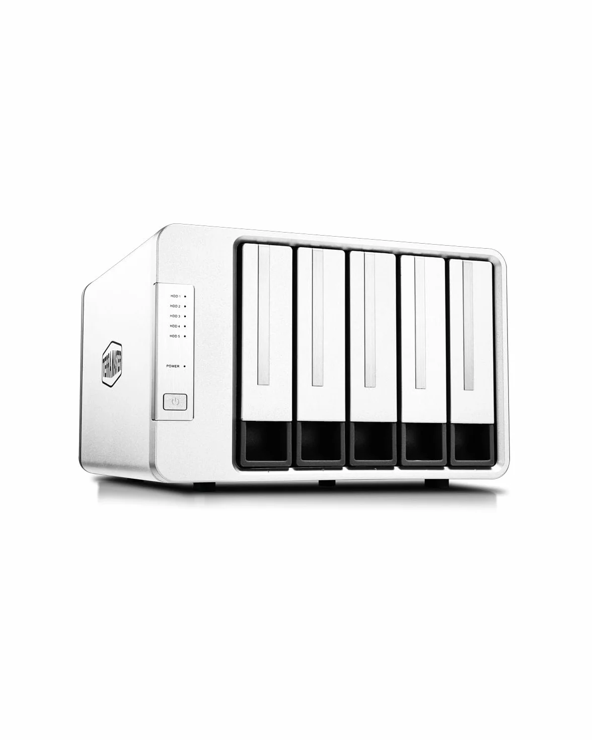 TERRAMASTER D5-310 - Carcasa para Disco Duro 5Bay Hardware Raid Compatible con Raid 5, 0, 1, 10, Single, USB 3.1 Tipo C Direct Attached Storage Backup Software Incluido
