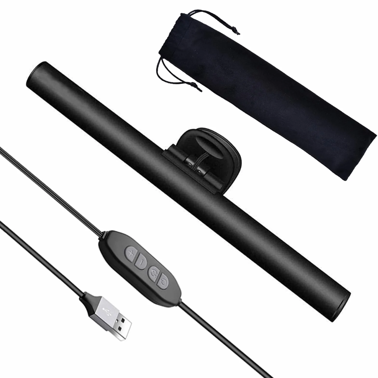 Lámpara Monitor Barra Luz de Monitor USB con 10 brillo y 3 Temperatura de Color Ajustables,Protección Ocular Lámpara de Lectura ,Sin reflejos en la Pantalla, Ocupa poco Espacio para Hogar Oficina