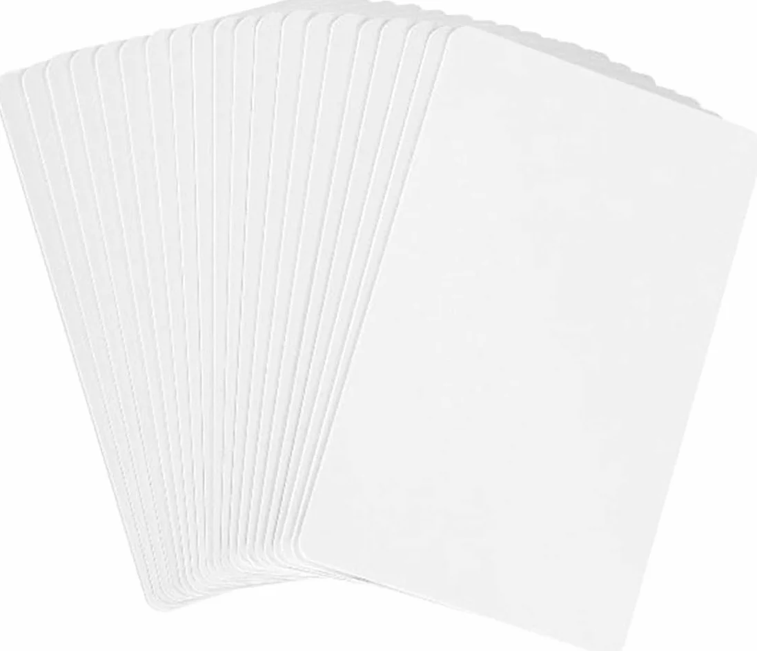 100pcs/lot Tarjeta de RFID 13,56 MHz MF S50 Tarjeta de Proximidad IC Smart Etiqueta 0,8 mm de Grosor para Control de Acceso Sistema ISO14443 A, Blanco