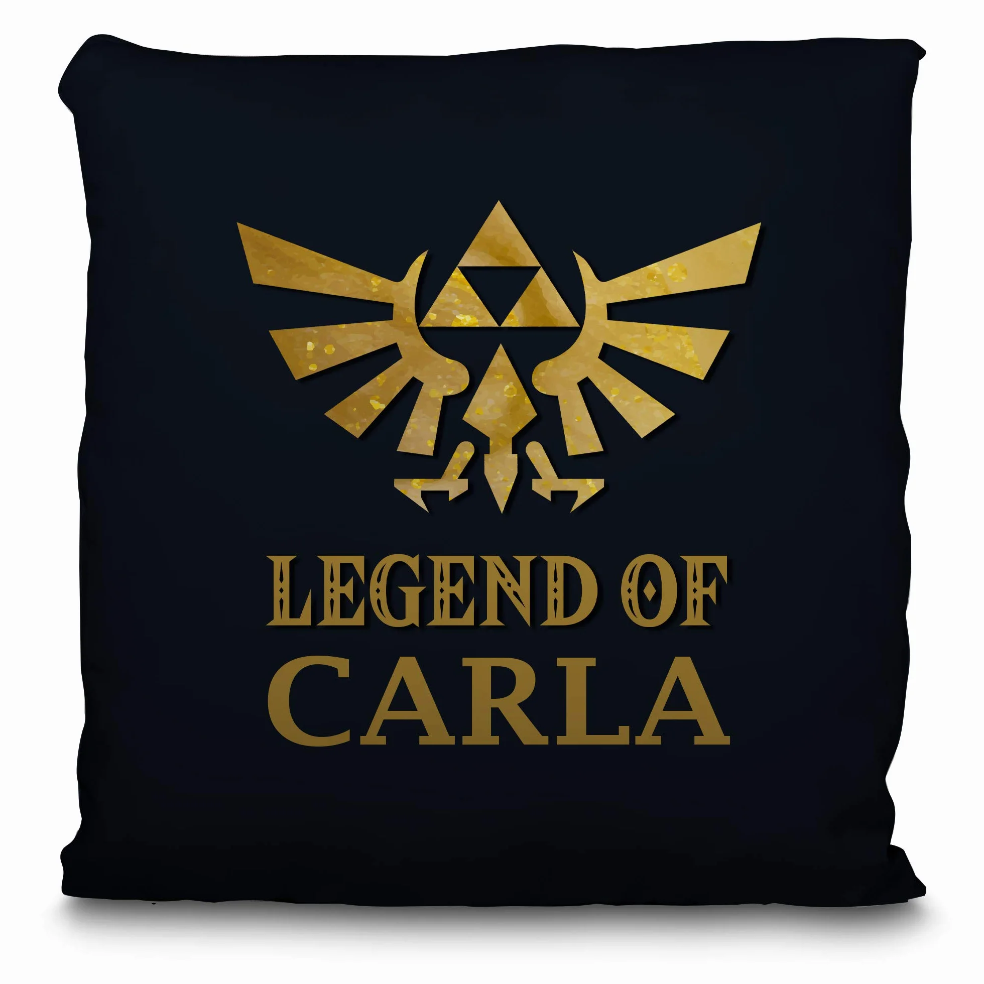 Cojín Legend of Zelda Personalizado con Nombre – Regalo Friki, Impresión Doble Cara, Relleno Incluido