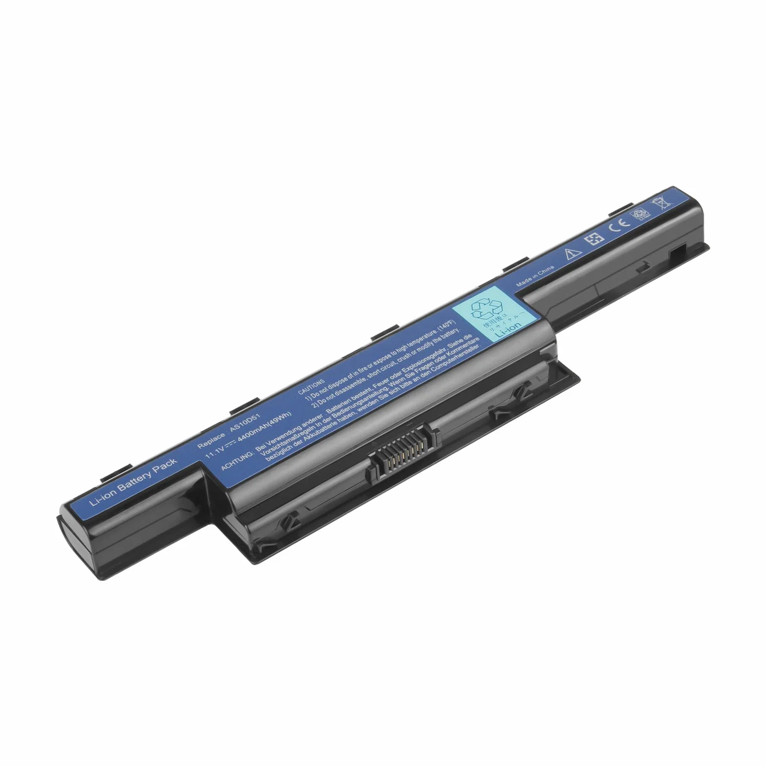 Exmate AS10D31 AS10D51 AS10D3E AS10D41 AS10D75 AS10D81 Bateria de Laptop para Acer Aspire V3-571G V3-771 V3-771G 5742 5733 E1-571 5750 5750G 5742G 5755G 7750G 7551 5740 V3-571 4741 (10.8V 4400mAh)