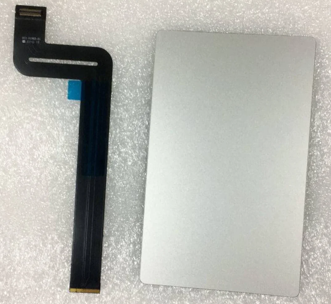 Panel táctil de repuesto con cable flexible para MacBook Pro Retina de 13 pulgadas A1708 (finales de 2016/mediados de 2017) (plata)
