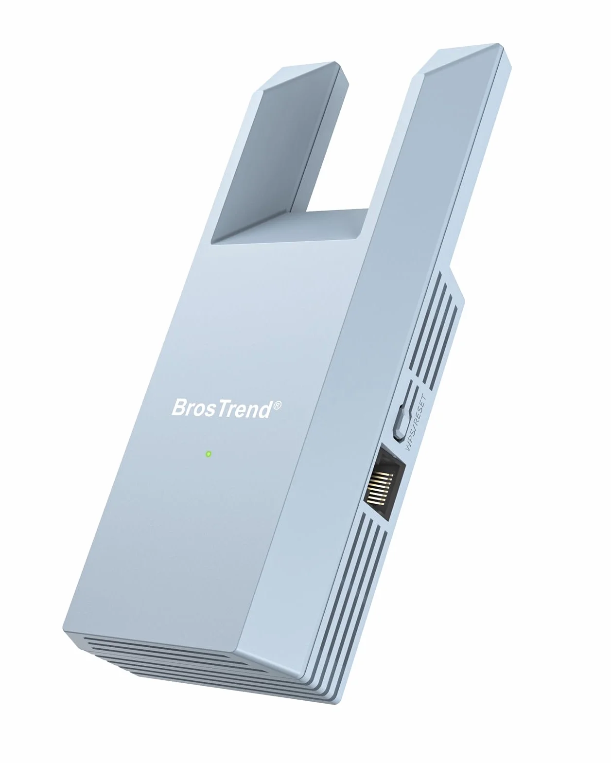 BrosTrend N300 Adaptador WiFi a Ethernet, Banda 2.4GHz 300Mbps Adaptador WiFi para Impresora, Smart TV, PC, Videoconsola, PlayStation, Xbox etc, Bridge Wi-Fi to Ethernet Adapter con Puerto RJ45 LAN