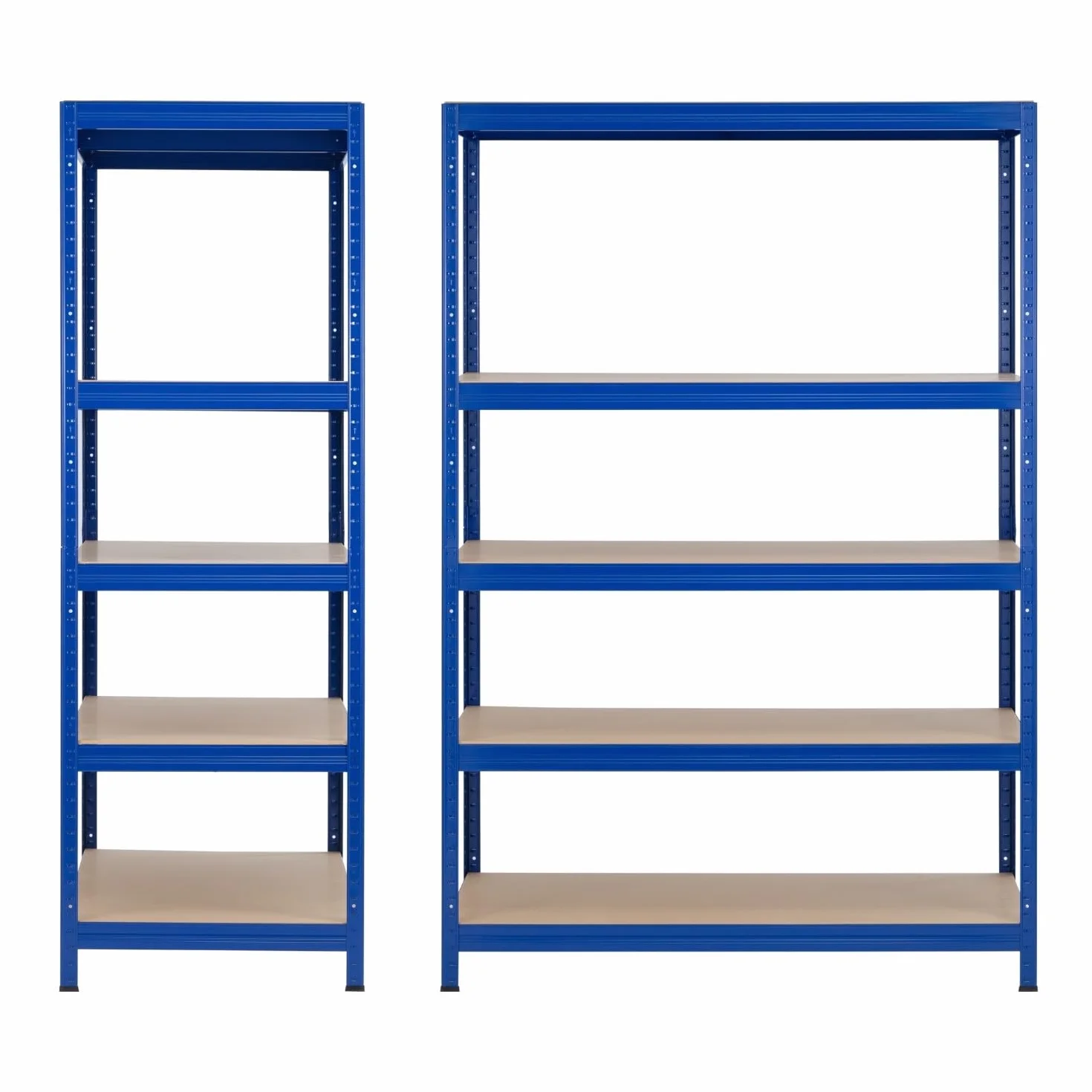 Estantería Modular de Acero 180x120x60cm 1250kg 5 Baldas Ajustables