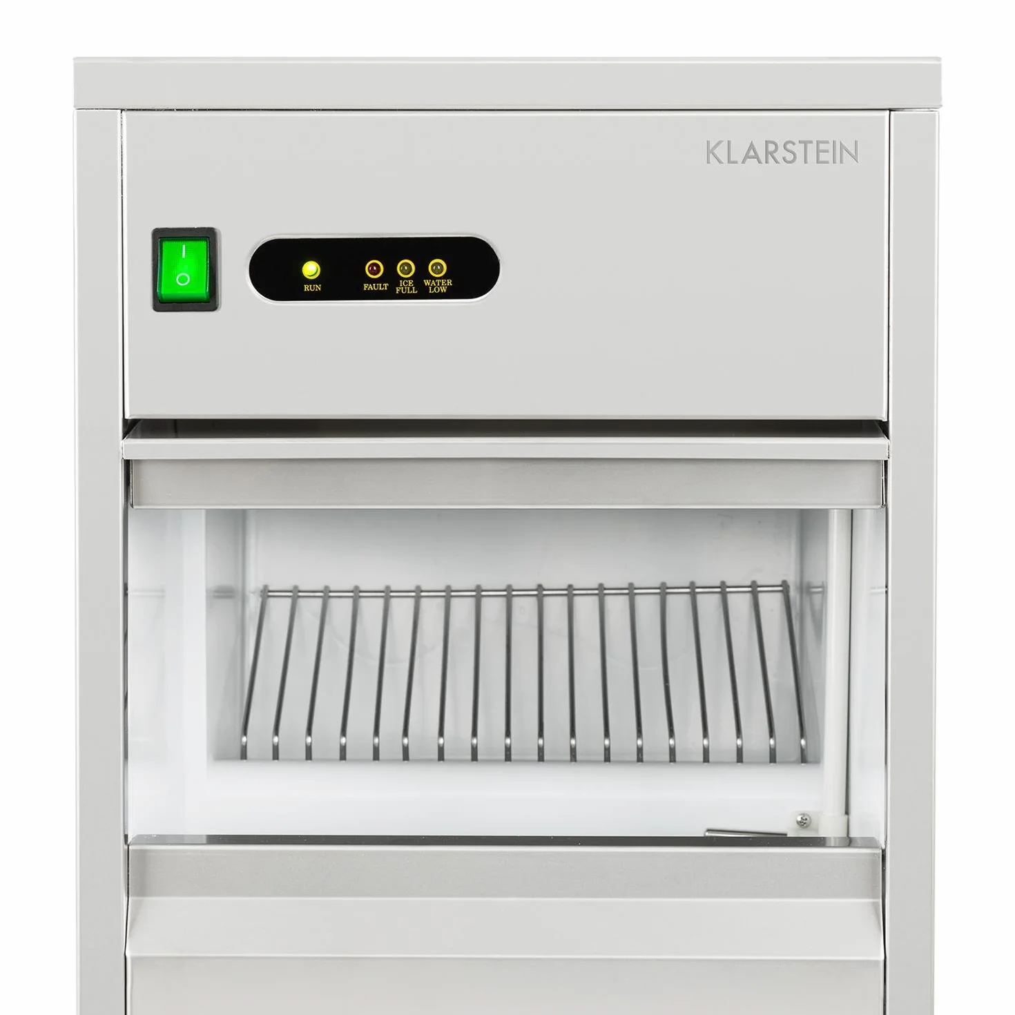 Klarstein Powericer XL Máquina industrial de cubitos de hielo 145W 20kg/24h Acero Inoxidable