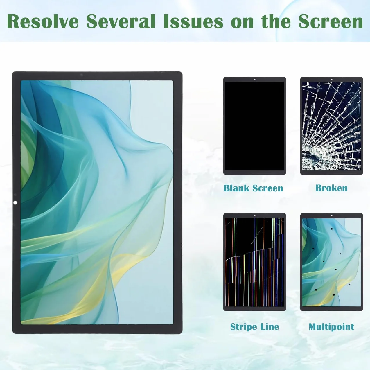 Pantalla para Samsung Tab A8 10.5 (2021) 10.5 pulgadas X200 X205 LCD pantalla de repuesto con kit