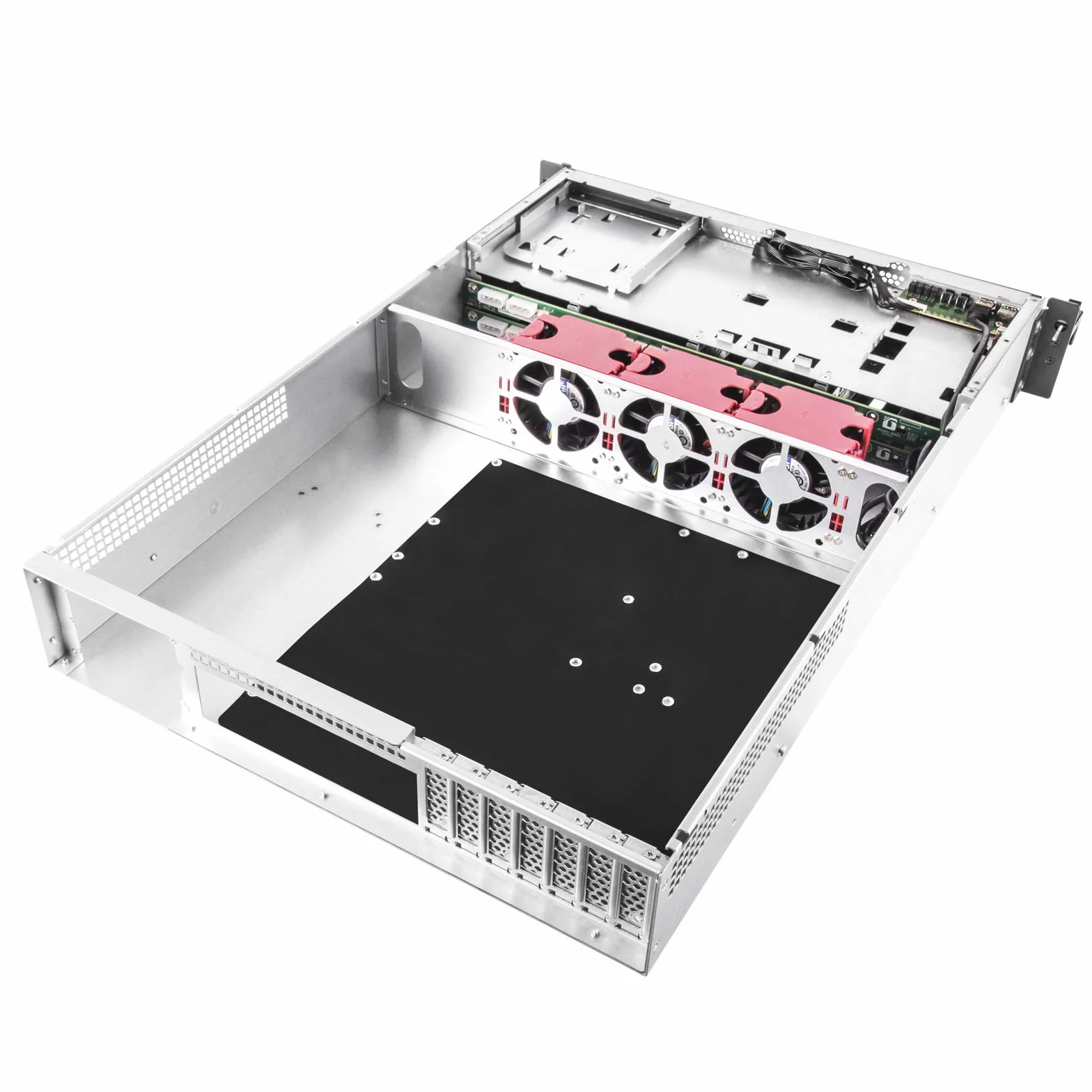 Silverstone SST-RM22-308 - Gabinete de Servidor en Rack 2U Compatible con 8X 2.5 / 3.5" SAS / SATA HDD / SSD con Interfaz SFF-8643 12 GB / s Mini-SAS HD