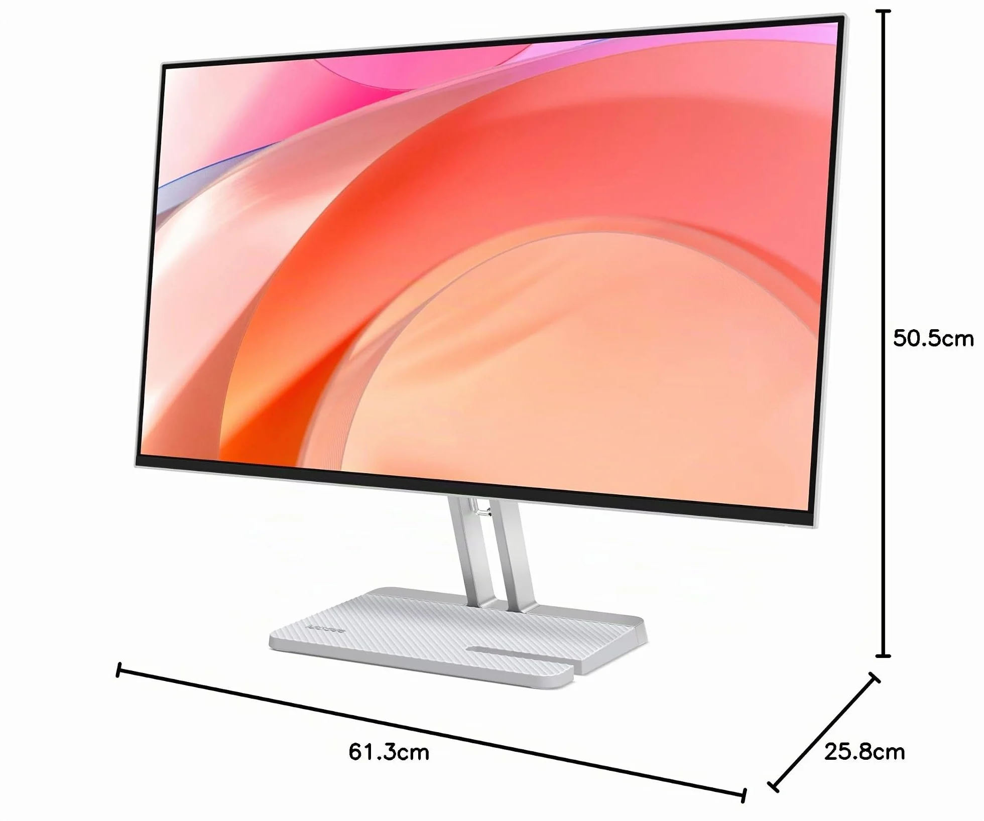 Lenovo L27-4C- Monitor FHD 27" (IPS, Tasa de Refresco 144Hz, Tiempo de Respuesta 1ms, AMD FreeSync, HDMI 1.4, VGA, 2 Altavoces Integrados de 3W, VESA 100 x 100 mm, Soporte Inclinable) Gris Nube
