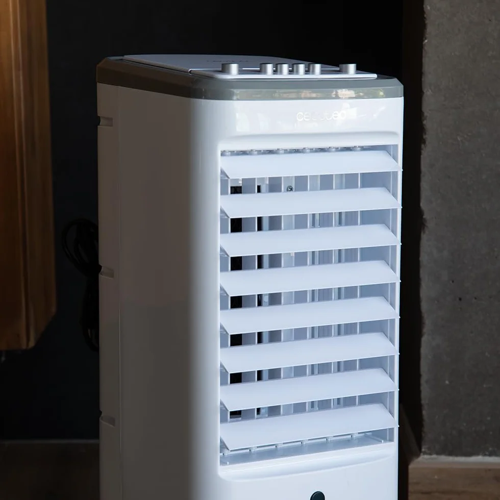 Cecotec Climatizador Evaporativo EnergySilence 3500 Cool Compact 65 W Depósito 3,5 L 3 Velocidades Oscilación 70º Ruedas multidireccionales