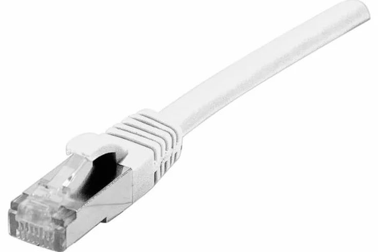 Cable Ethernet Cat 6a 15 m SFTP Snagless LSOH, color blanco