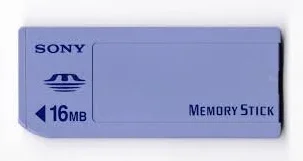 Sony 16MB Memory Stick Memoria Flash 0,015625 GB MS - Tarjeta de Memoria (0,015625 GB, MS)