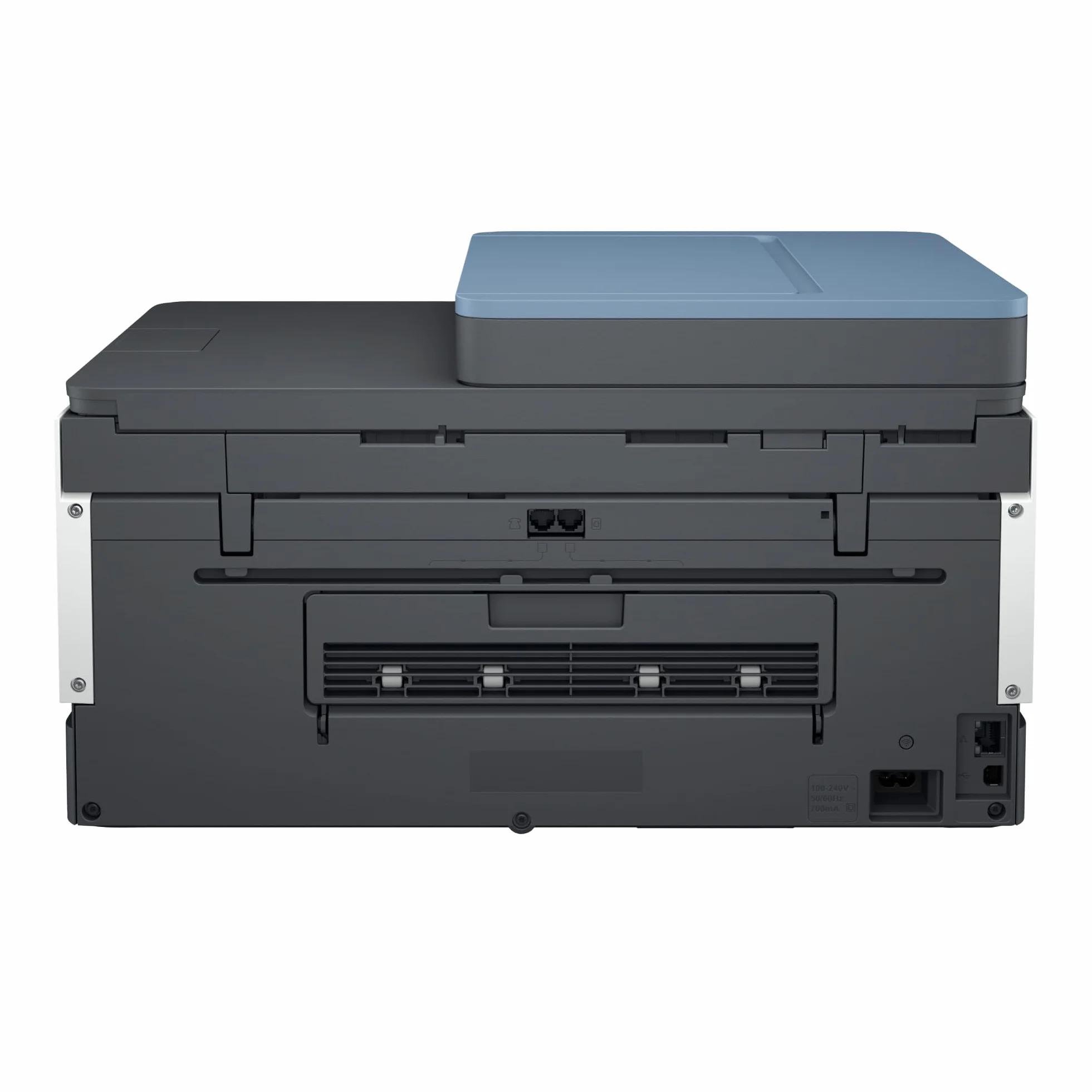 HP Smart Tank 7606 28C03A - Impresora A4 Multifunción con Deposito de Tinta Recargable, Impresión a Color, Escaner, Copiadora, Fax, Wi-Fi, Smart App, Blanco y Azul