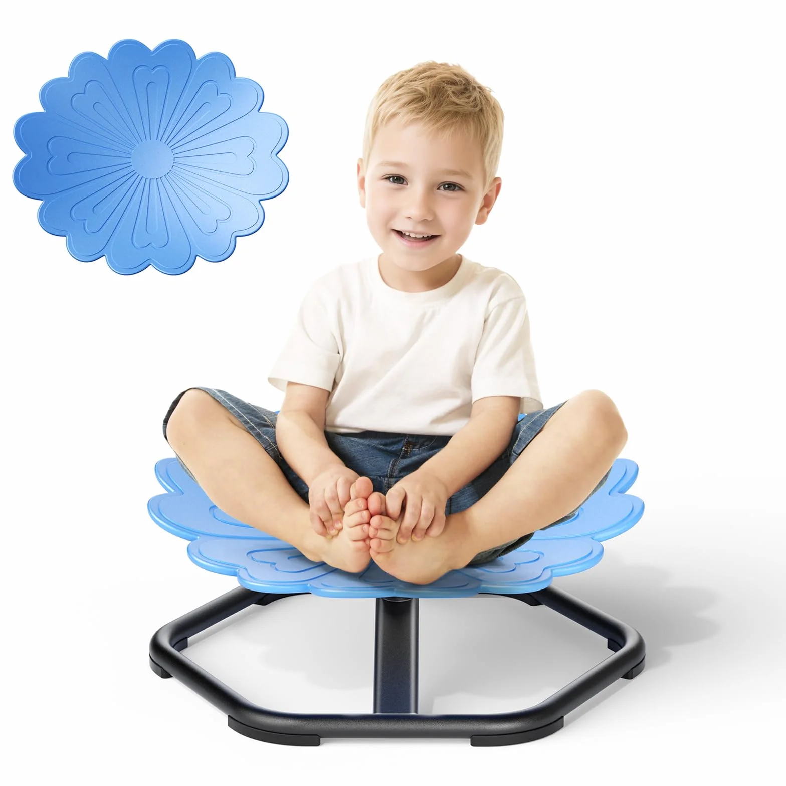Silla sensorial giratoria carrusel 360º para niños autistas Sit & spin