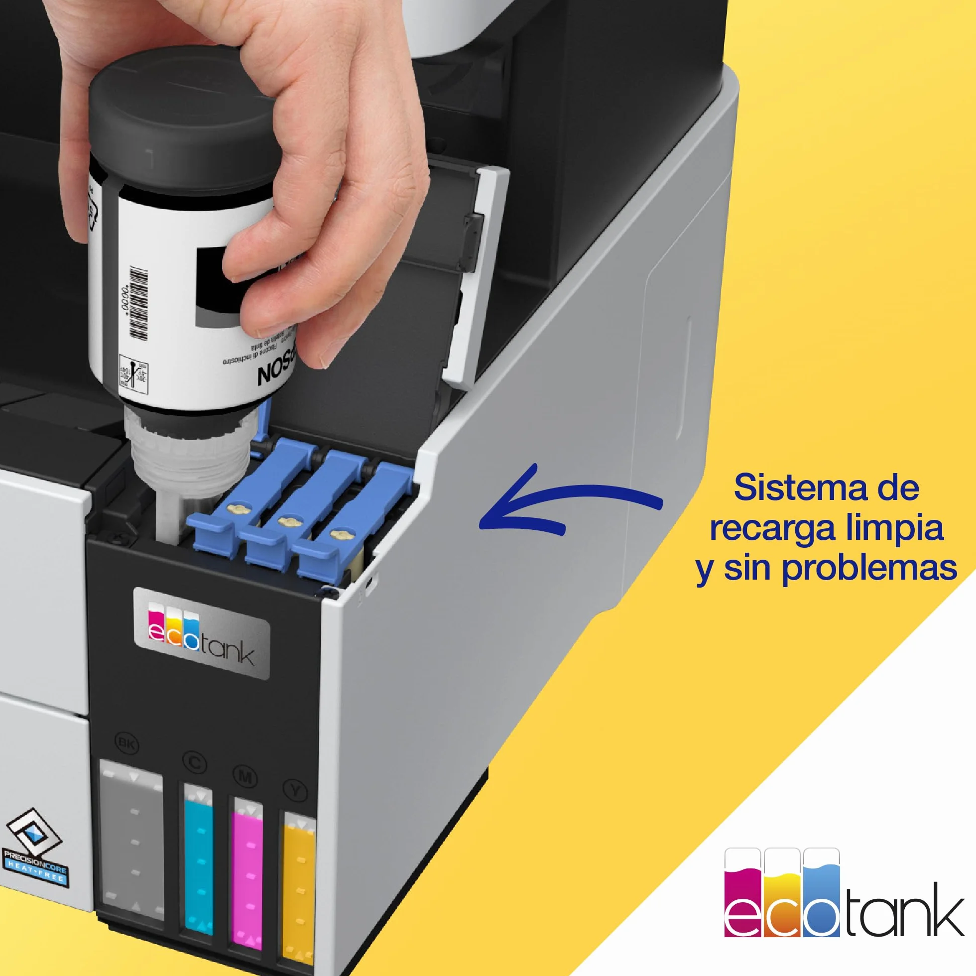 Impresora multifunción EcoTank ET-5150 A4 con depósito de tinta, conexión Wi-Fi