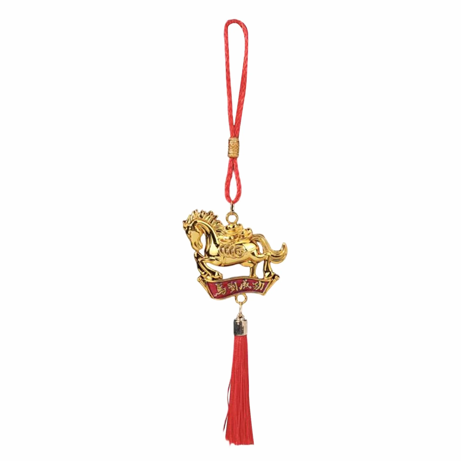 Adorno de caballo de Año Nuevo chino, decoración de temporada para hogar, puerta, oficina