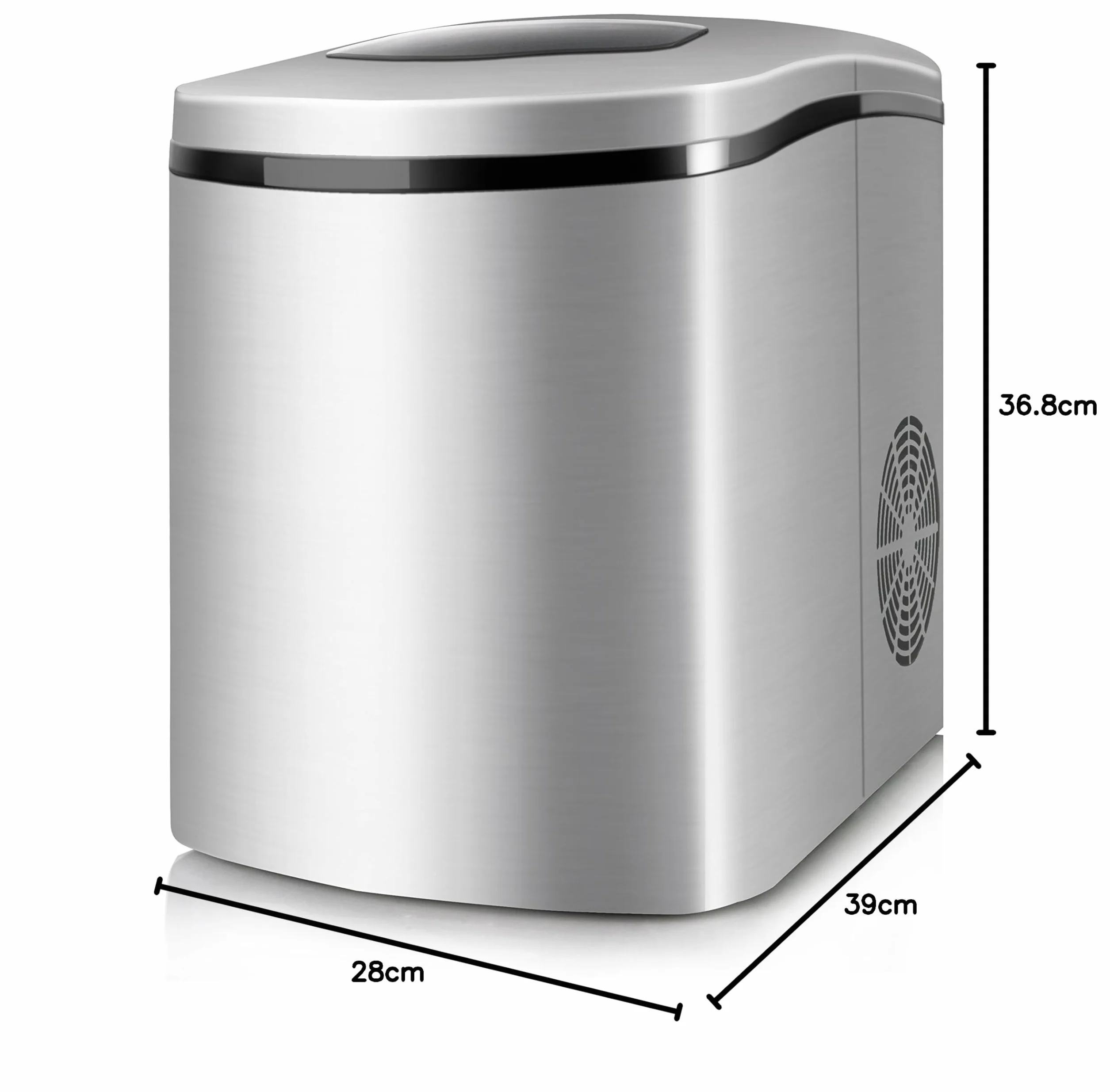 Máquina de cubitos de hielo Taurus MG12 Legend 14 kg/24h 150W acero inoxidable