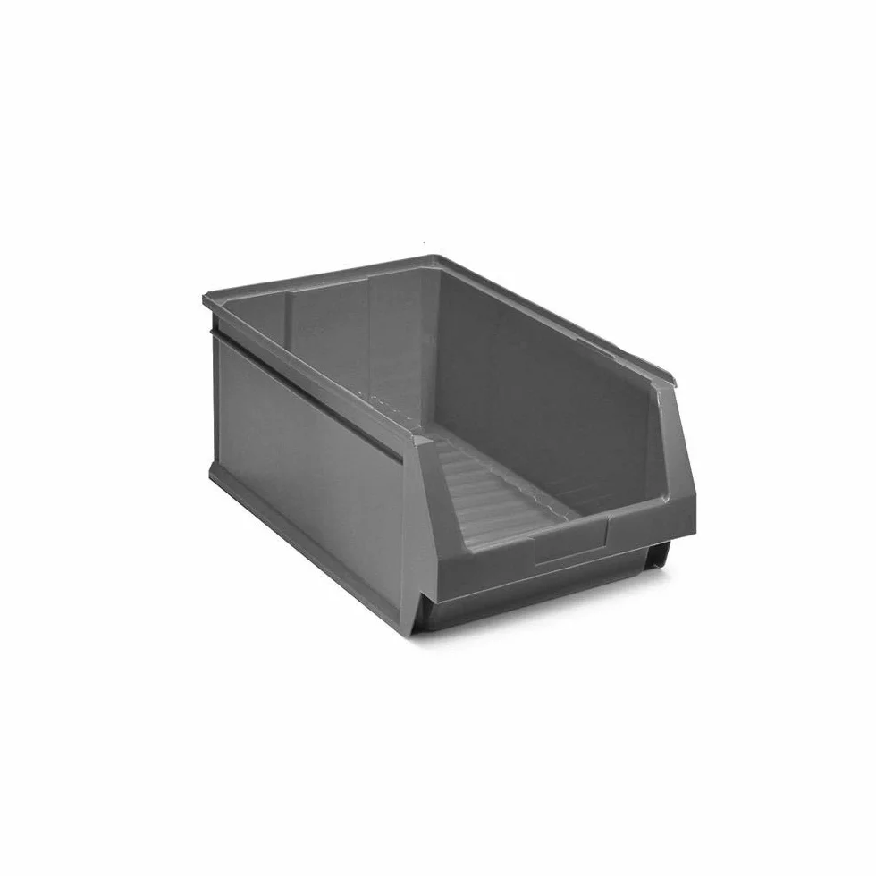 Gaveta Apilable Almacenamiento Gris 336x216x200 mm