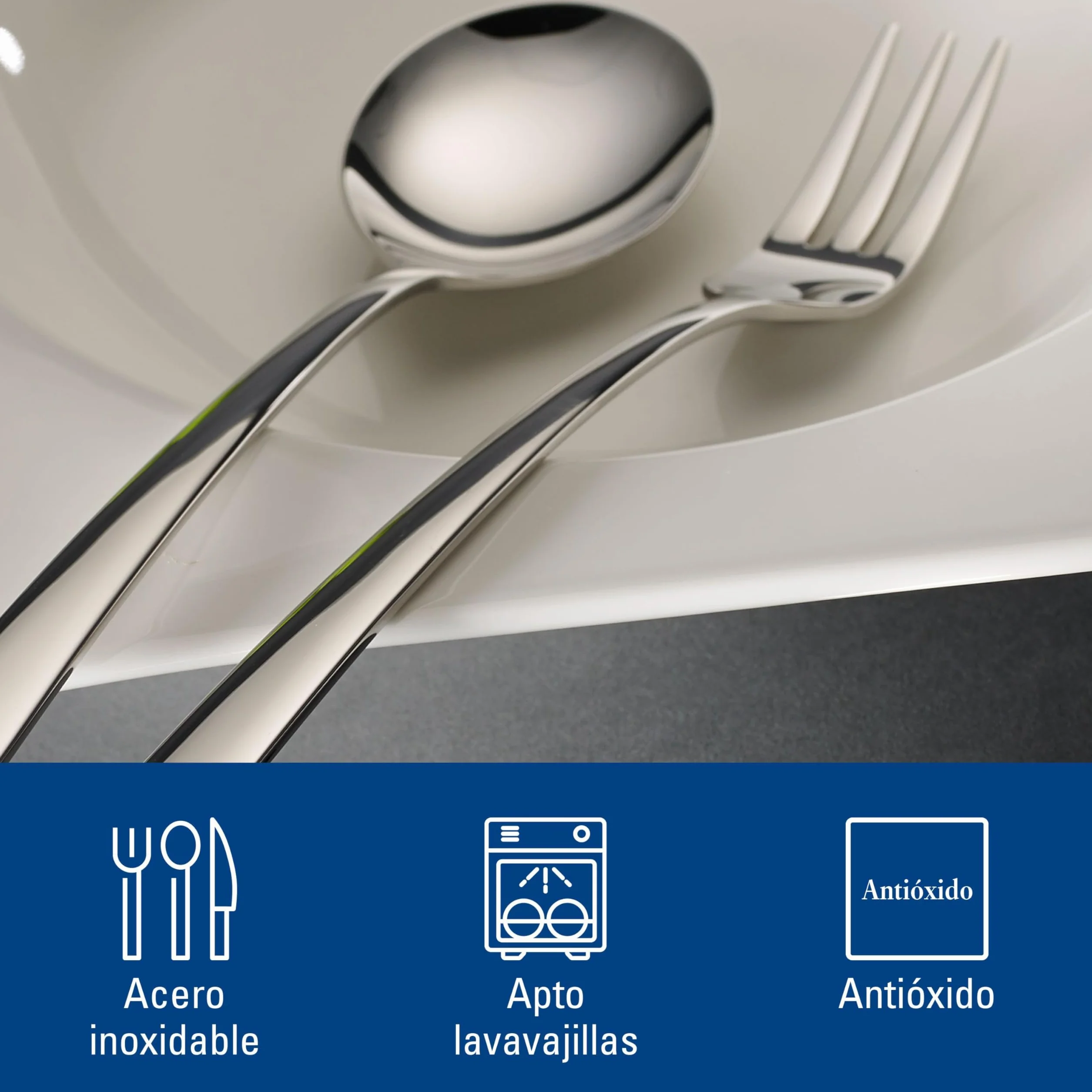 Villeroy & Boch Daily Line Specials Set de espagueti 4 piezas Acero inoxidable 18/10