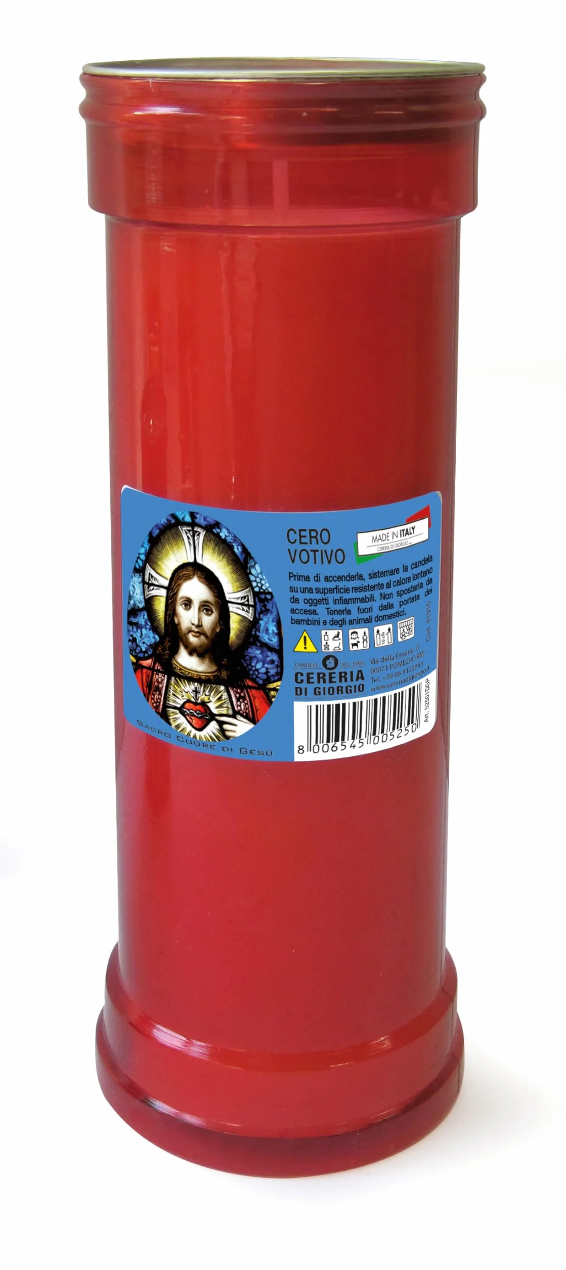Cero votivo Sagrado Corazón P50 55 horas