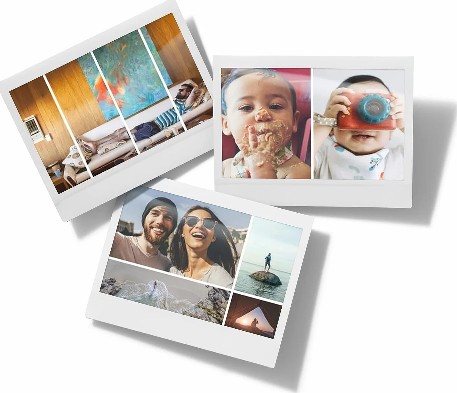 instax Link Wide Impresora para teléfonos, Color Gris Moka