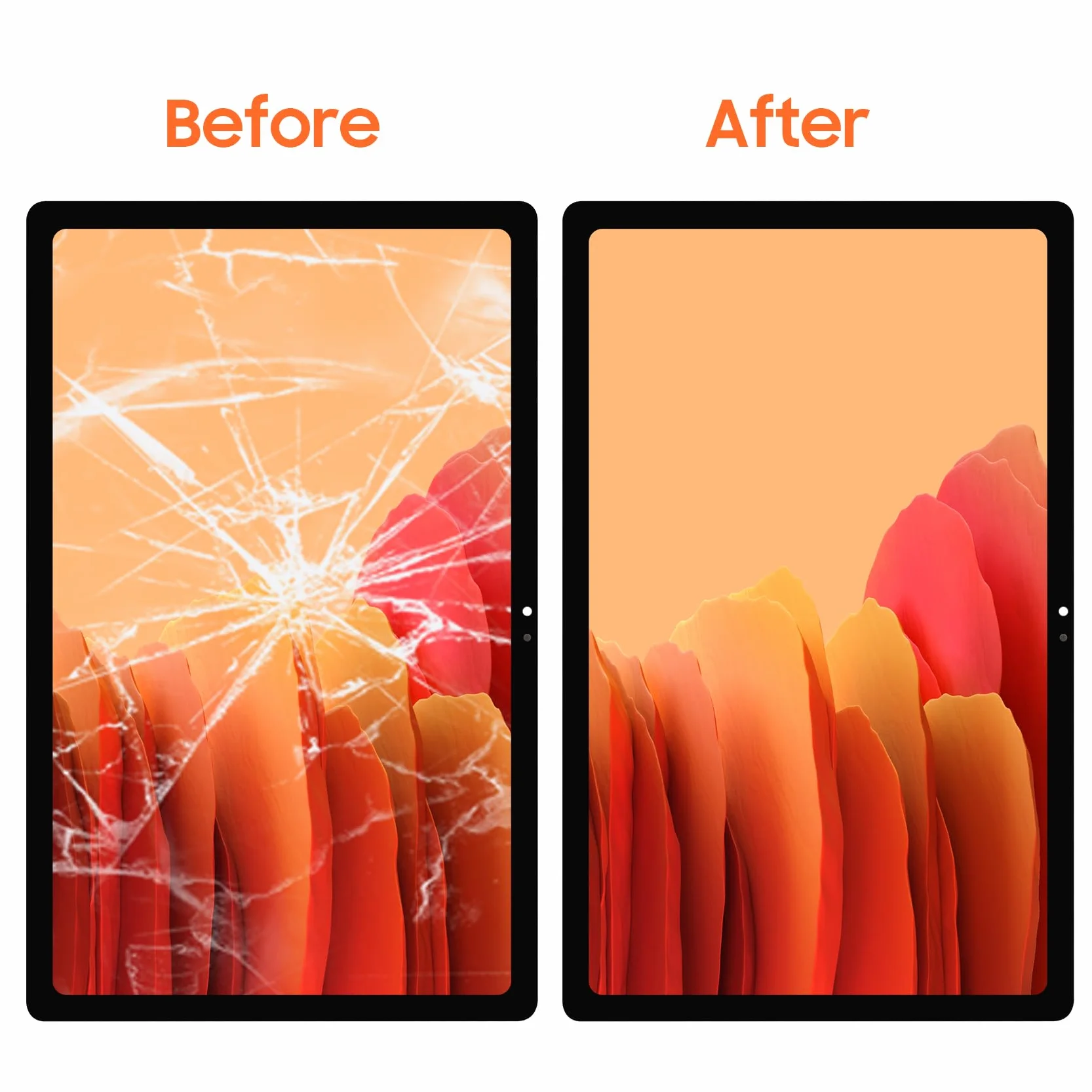 Pantalla LCD para Samsung Galaxy Tab A7 reemplazo de pantalla para Samsung Tab A7 SM-T500 Pantalla LCD de 10.4 pulgadas, pantalla táctil digitalizador, placa de vidrio, montaje completo con reparación
