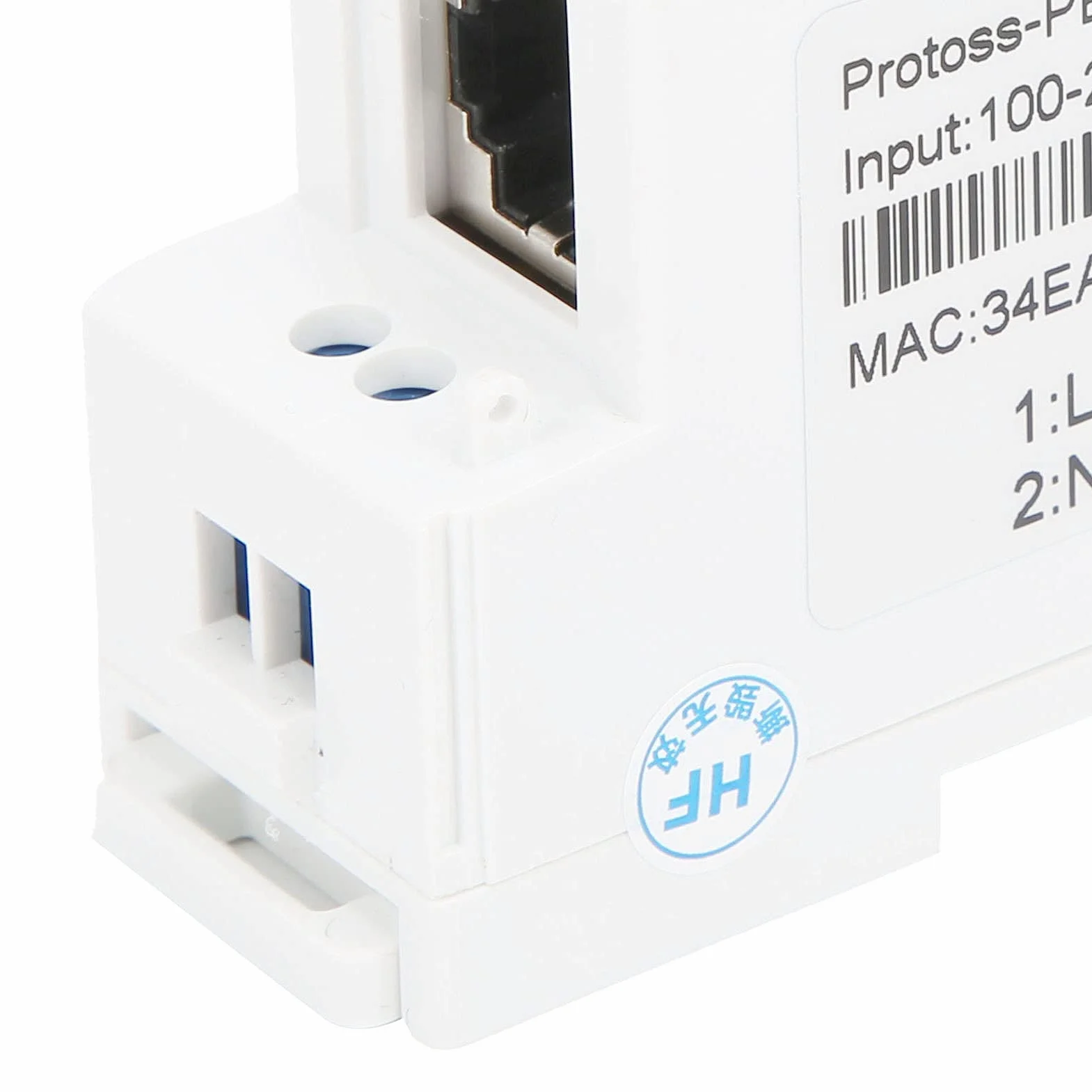 Montaje en riel de RS485 a Servidor Serie Ethernet PE11‑H Enrutador de Servidor Serie RS485 a Ethernet 100-240 V CA PE11-H para FreeRTOS