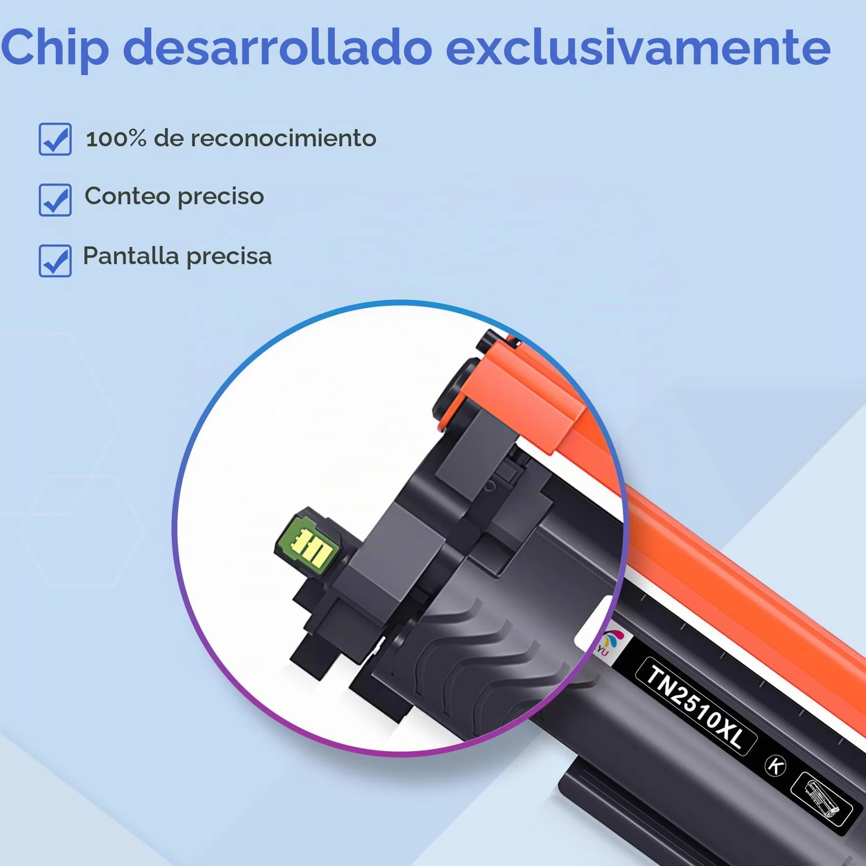 ONLYU TN2510 TN2510XL TN 2510XL TN-2510 XL HL-L2400DWE HL-L2400DW Toner | Compatible con Brother HL-L2445DW DCP-L2627DWE MFC-L2800DW DCP-L2660DW DCP-L2665DW MFC-L2827DWXL MFC-L2860DWE (2 Negro)