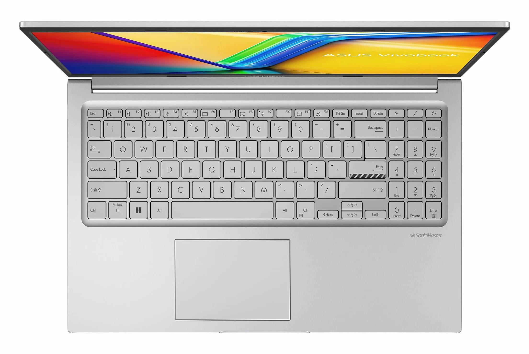 ASUS Vivobook 15 F1504VA-BQ360 - Ordenador Portátil 15.6" Full HD (Intel Core 7 150U, 16GB RAM, 512GB SSD, Graphics, Sin Sistema Operativo) Plata Fría - Teclado QWERTY español