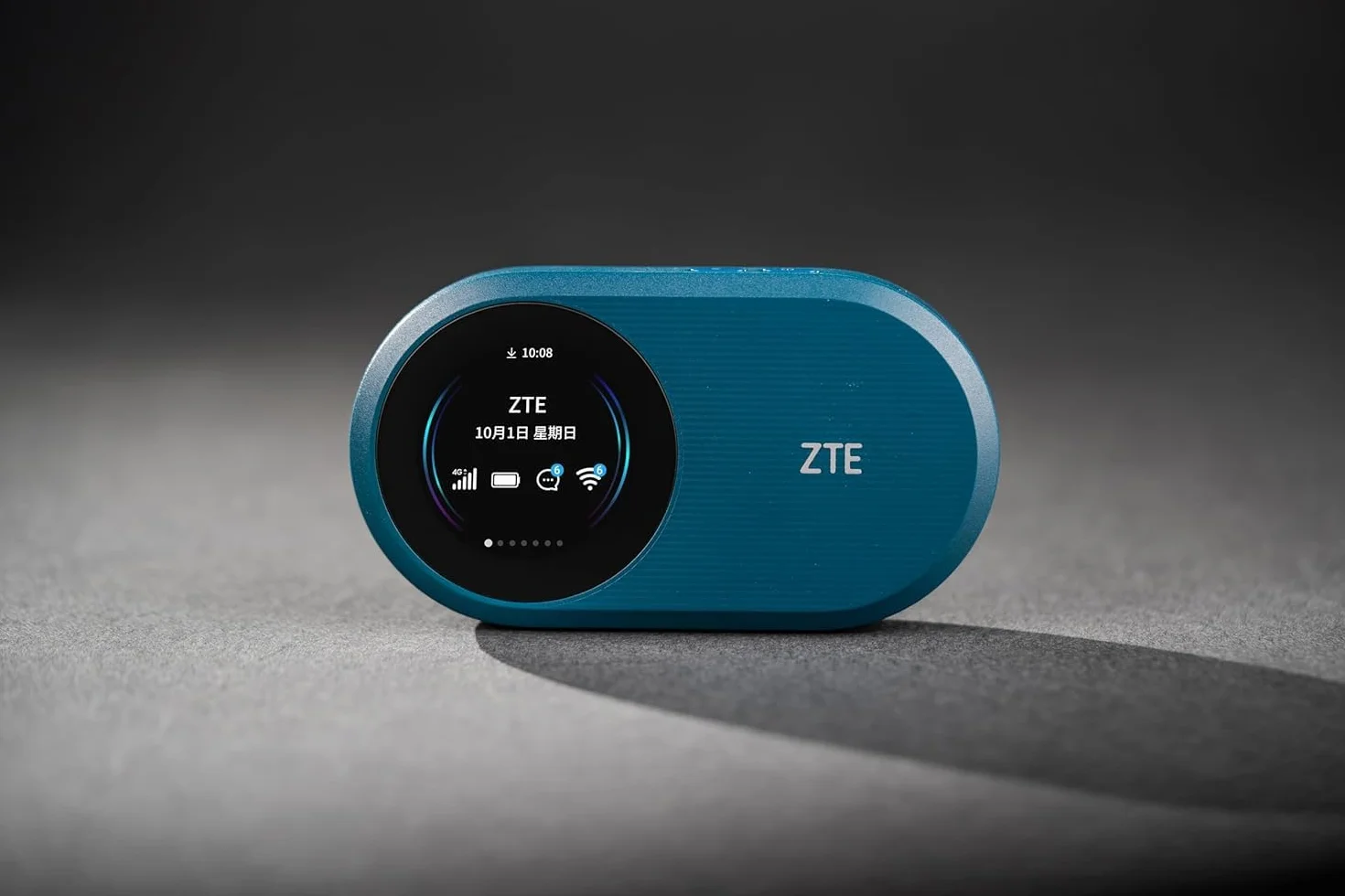 ZTE U10S Pro Blue, 4G+LTE Mobile Wi-Fi 6, enrutador portátil, conecta 32 dispositivos, 3000 mAh, 10 horas de duración de la batería, compatible con todas las redes