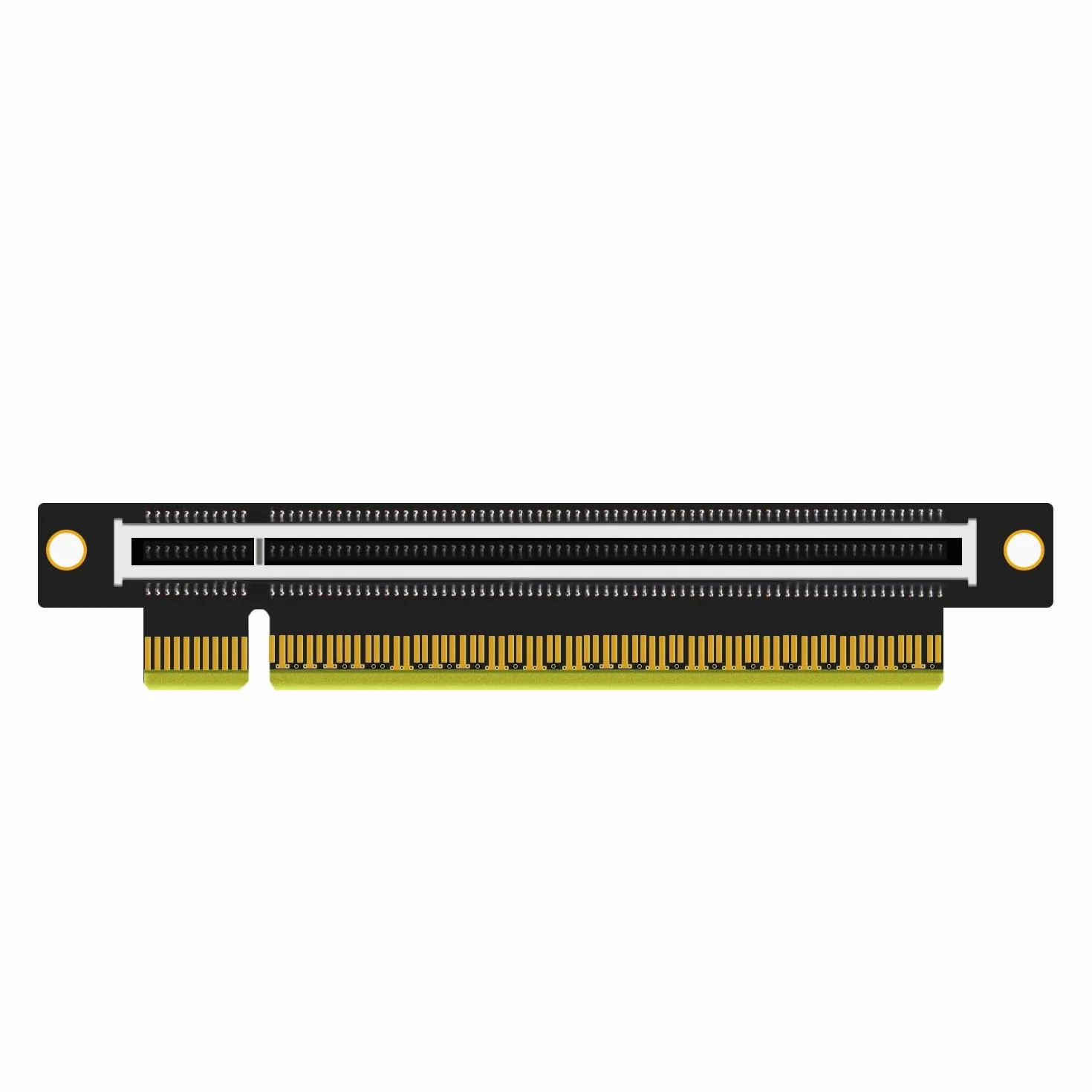 GLOTRENDS PA17 PCIe 5.0 X16 Tarjeta adaptadora elevadora, ángulo Izquierdo y Perfil bajo para instalación en servidores 1U/2U.