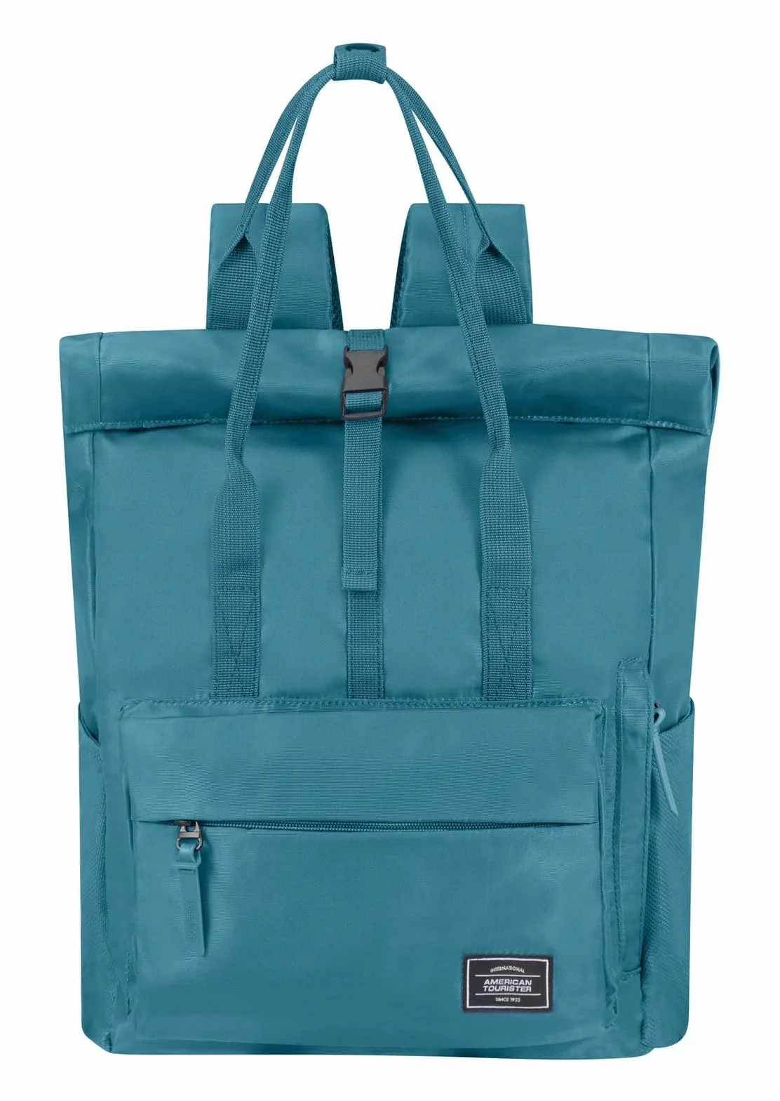 American Tourister Urban Groove UG25 - Mochila PC 15.6" (42.5 cm) - Mochila Business & Escolar con Portabotellas, Ergonómica, Ligera, Smart Sleeve - 20.5L - Breeze Blue