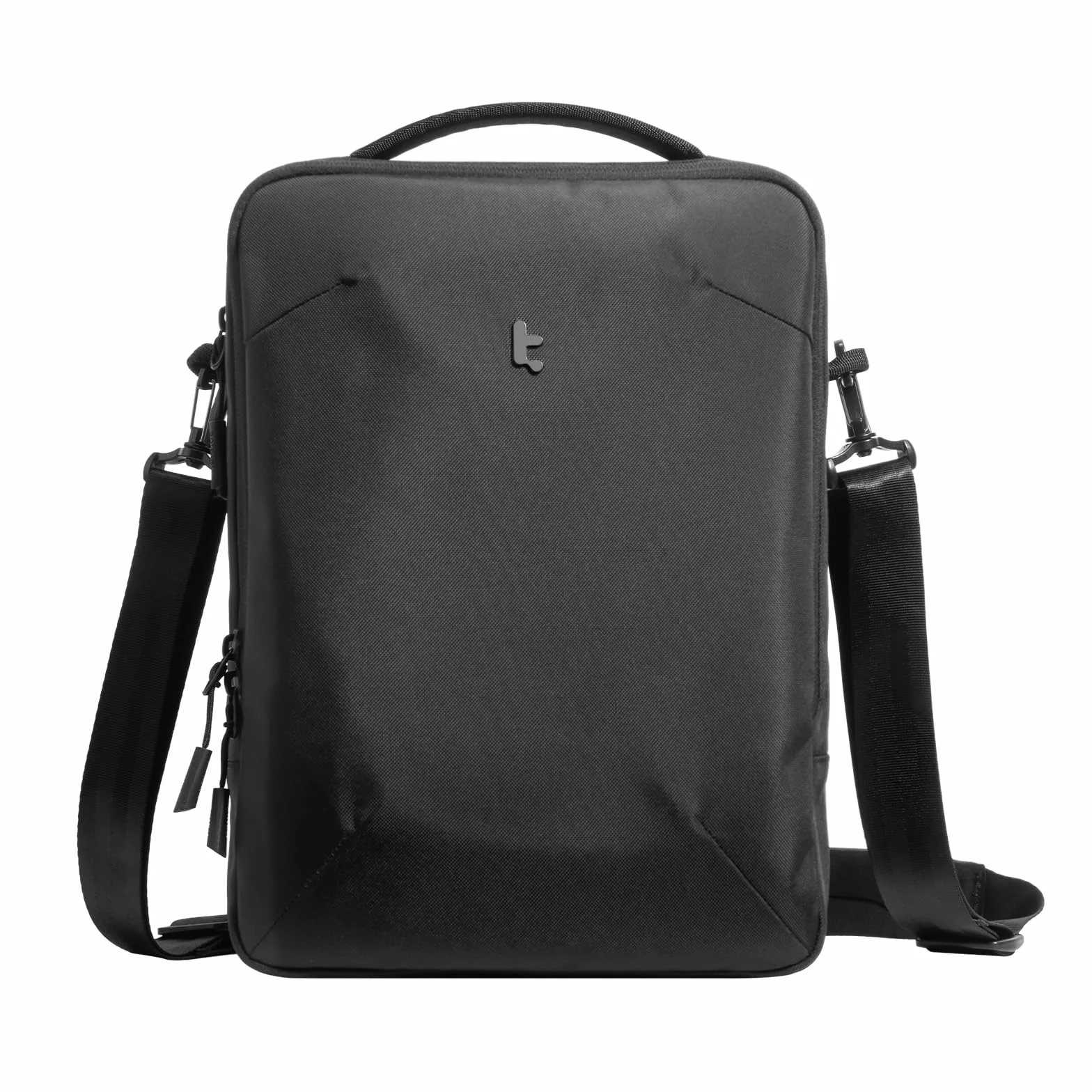 tomtoc 360° Protección Bolsa Bandolera para 14-16 Portátil, Tejido Cordura Ballistic Nylon, Resistente al Agua Funda Compatible con Macbook, Lenovo, HP, ASUS, Dell, Acer con accesorios