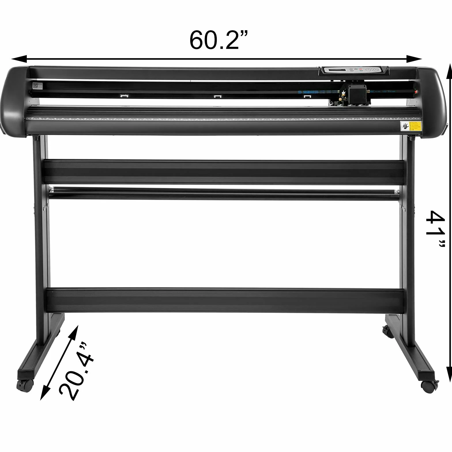 VEVOR Plóter de Corte 1350mm Máquina Cortadora de Vinilo con Soporte de Piso Plóter de Vinilo de Fuerza y Velocidad Ajustables para la Fabricación de Signos