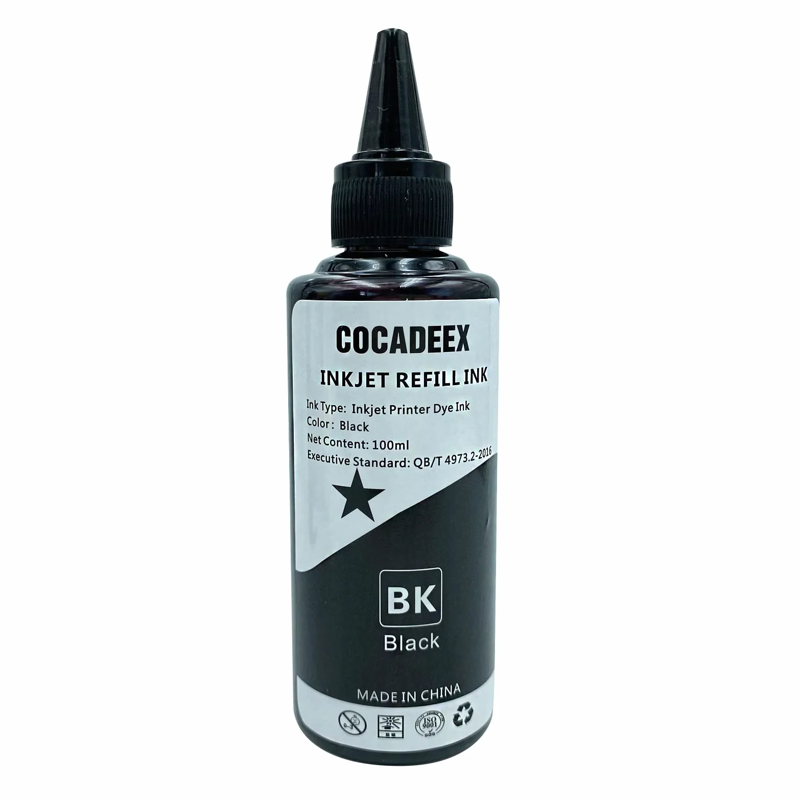 Kit de recarga de tinta negra de 5 botellas compatible con cartuchos de tinta Canon Pixma PG-575XL PG-545XL PG-560XL PG-540XL PG-512 PG-510 PG-830 PG-40, etc.