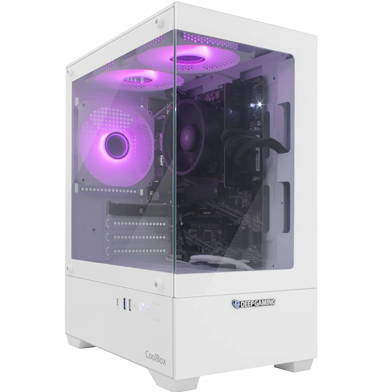 Spectre - PC Gaming AMD Ryzen 7 5700G, 32GB RAM DDR4, Gráficos AMD Radeon Vega 8, 1TB SSD M.2, WiFi + Bluetooth 5.2, Windows 11 Pro. Ordenador Gaming, PC Gamer Blanco