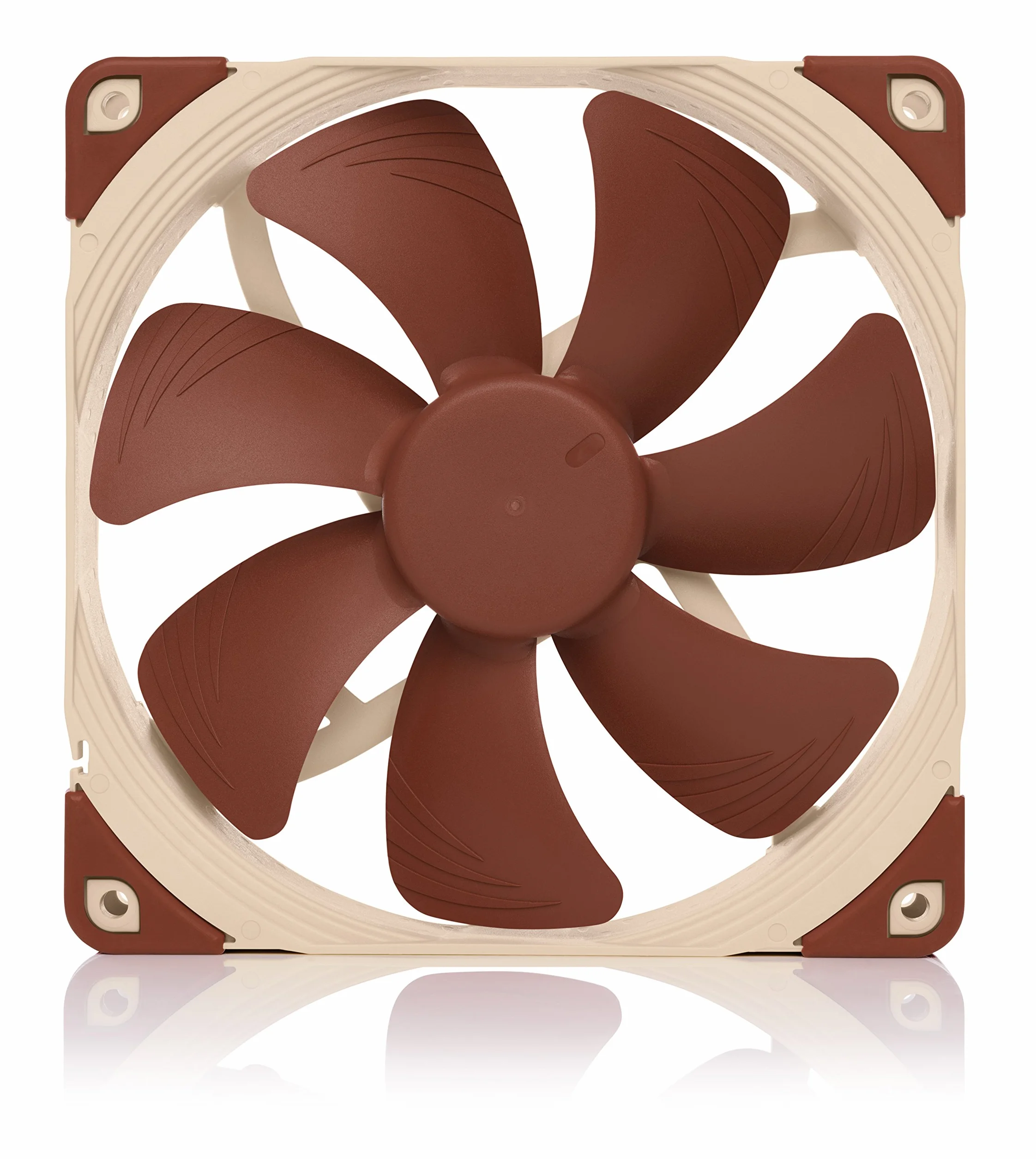 Noctua NF-A14 PWM, Ventilador Silencioso, 4 Pines (140 mm, Marrón)