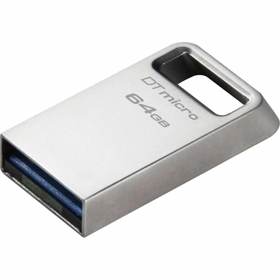 Kingston DataTraveler Micro Unidad Flash USB 64GB 200MB/s Metal USB 3.2 Gen 1 - DTMC3G2/64GB