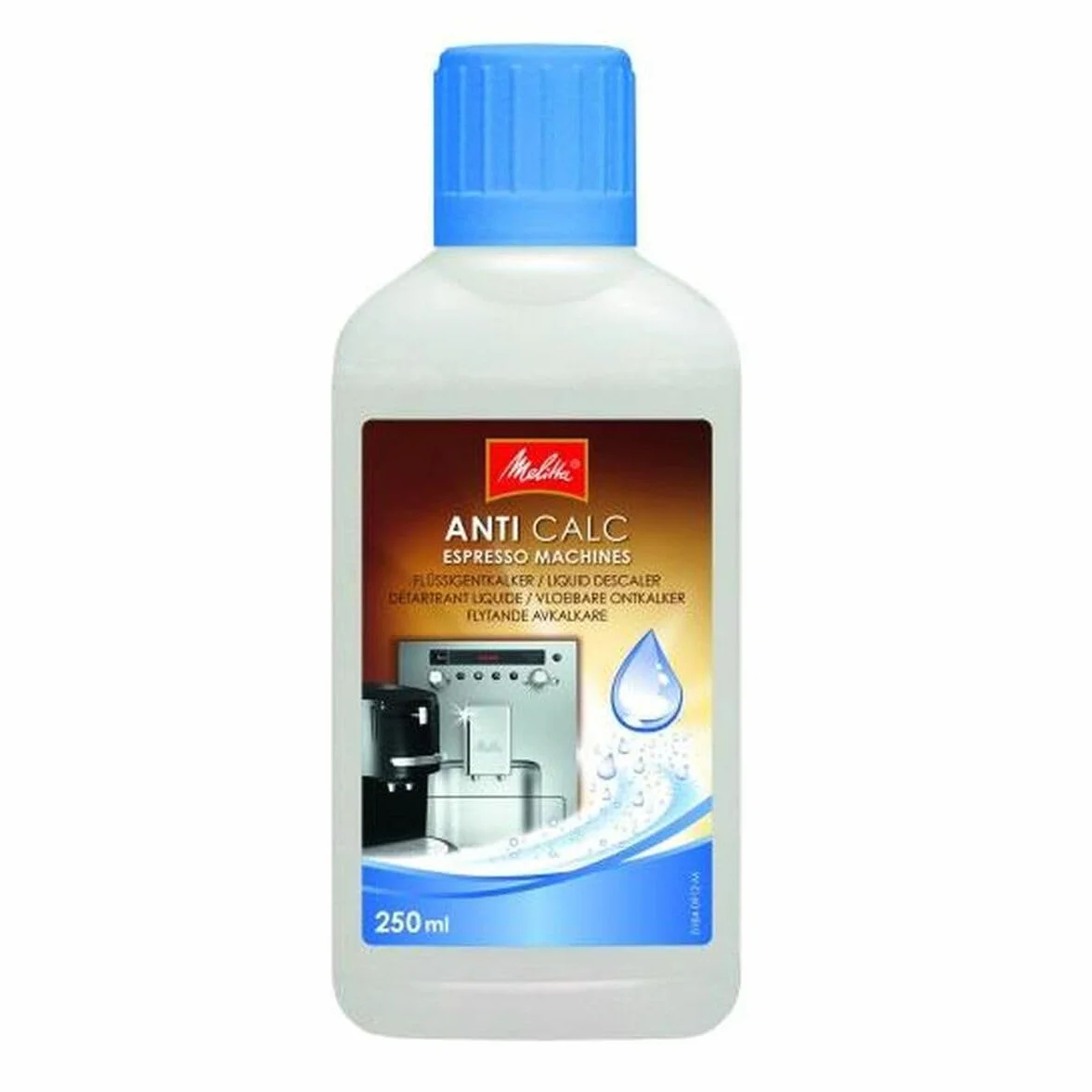 Melitta Anti Descalcificador Líquido ANTI CALC para Cafeteras Automáticas 250 ml