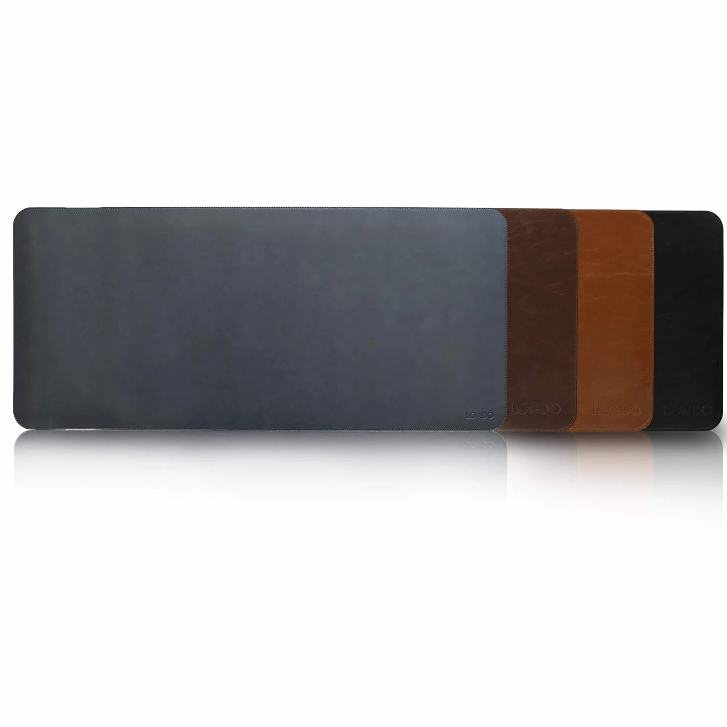Londo Alfombrilla de Ratón de Cuero Extendido – Alfombrilla Grande para Oficina y Juegos,Superficie Suave para Escribir, Base Antideslizante, Accesorio Duradero y Elegante para el Espacio de Trabajo