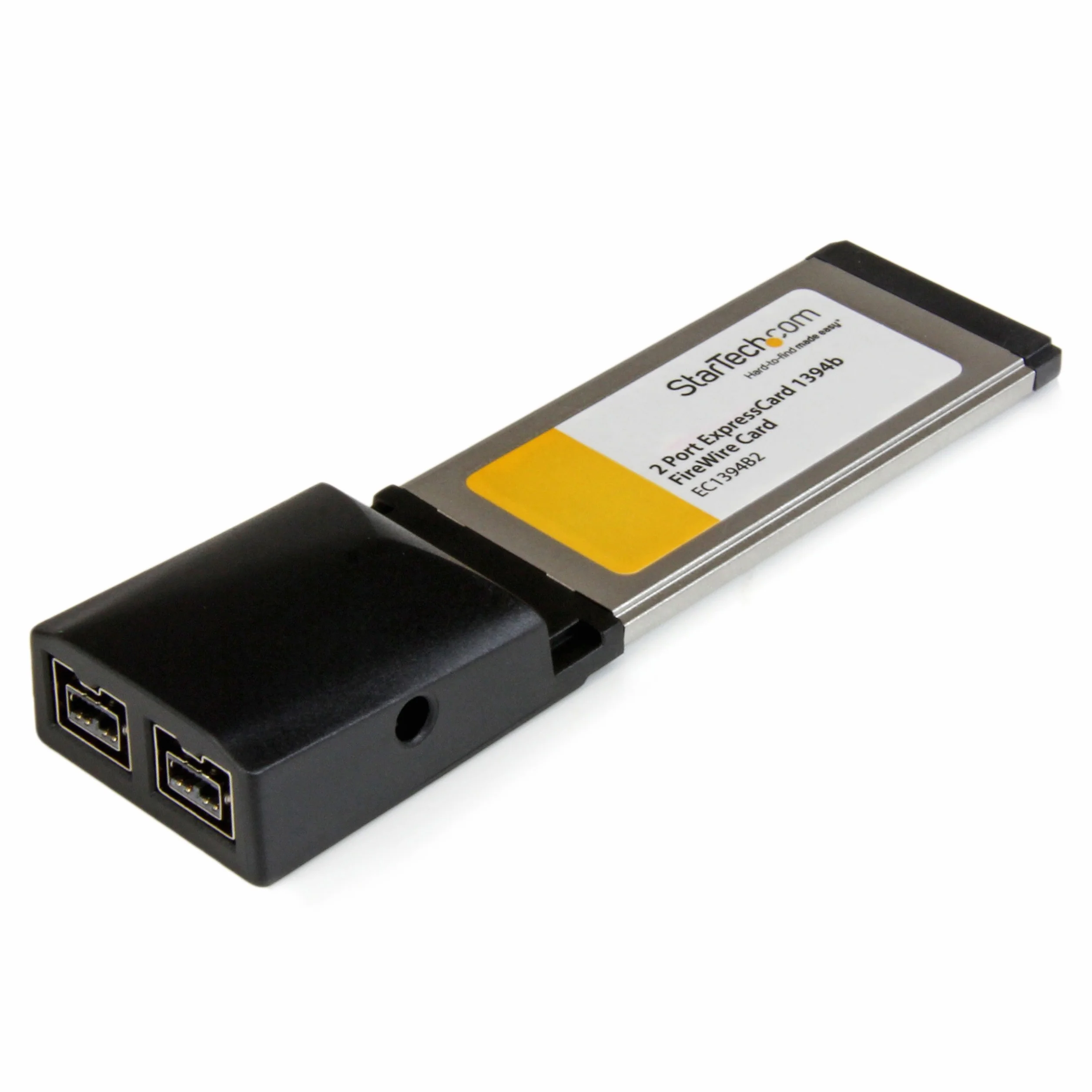 StarTech.com EC1394B2 - Adaptador Tarjeta FireWire 800 de 2 Puertos ExpressCard 34 mm (2 x FireWire 9 Pines)