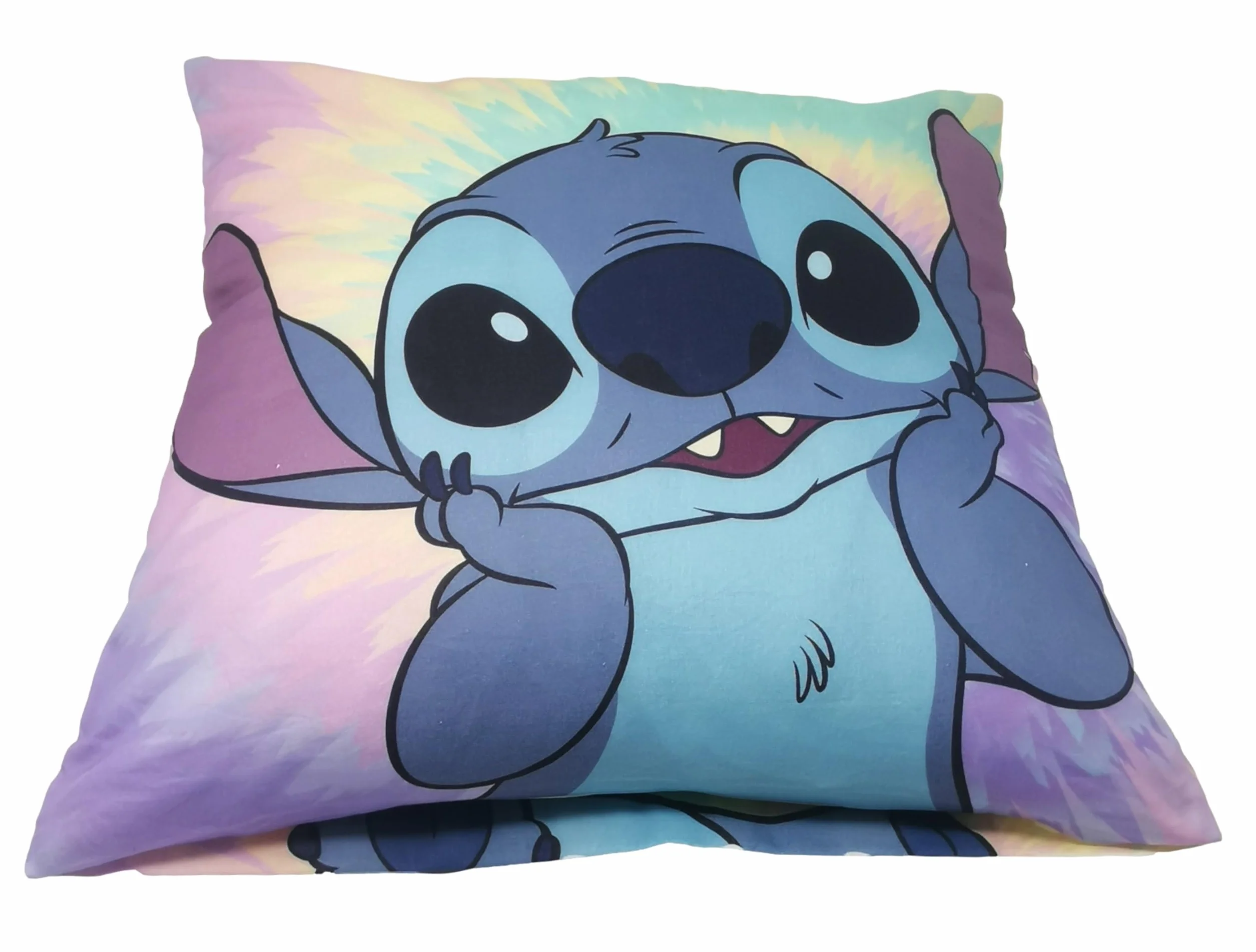 Funda de cojín decorativo Theonoi 40x40 algodón Stitch sin relleno