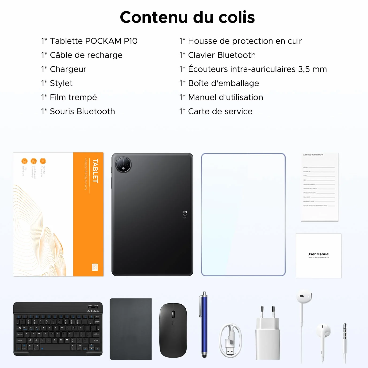 P10 Tablet 10 Pulgadas Android, Tablets Android 16 con Gemini AI, 48GB RAM+128GB ROM, 7000mAh, Unisoc T310 Quad-Core, 90Hz, 8MP+5MP, WiFi 5, Altavoces Duales, Face ID, Tablet con Teclado, Lapiz, Negro