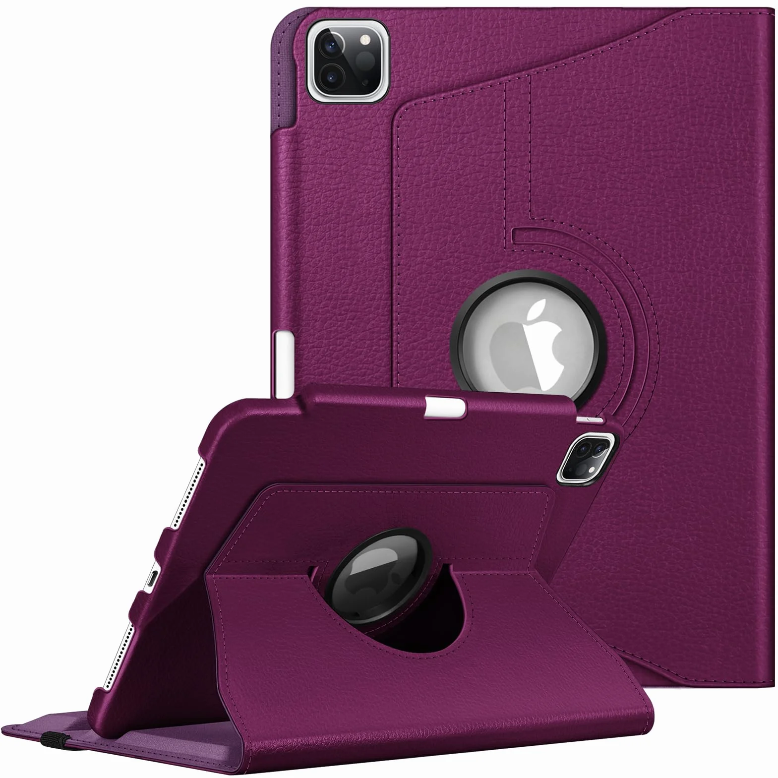 FINTIE Funda giratoria Compatible con iPad Pro de 11 Pulgadas (2022/2021/2020/2018, 4ª/3ª/2ª/1ª generación), Funda giratoria de 360 Grados con Soporte para lápices, Encendido y Apagado automático