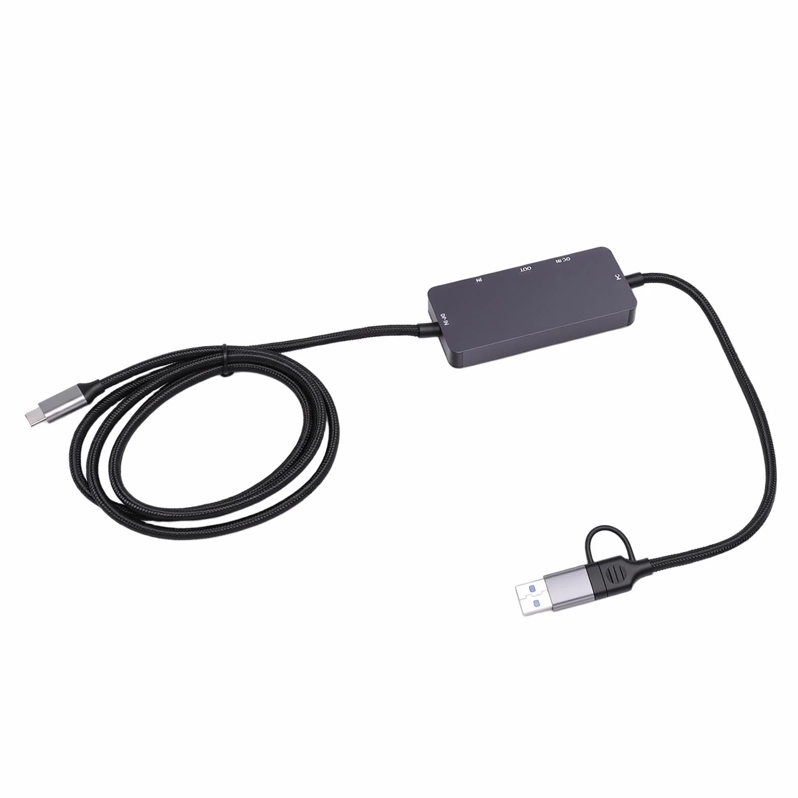 Goshyda Tarjeta de Captura de Video 4K, Interfaz Multimedia HD para Dispositivo de Grabación Externo USB C, Captura de Video HD 1080p60Hz con USB A y C para Transmisión, Juegos, Transmisión en,