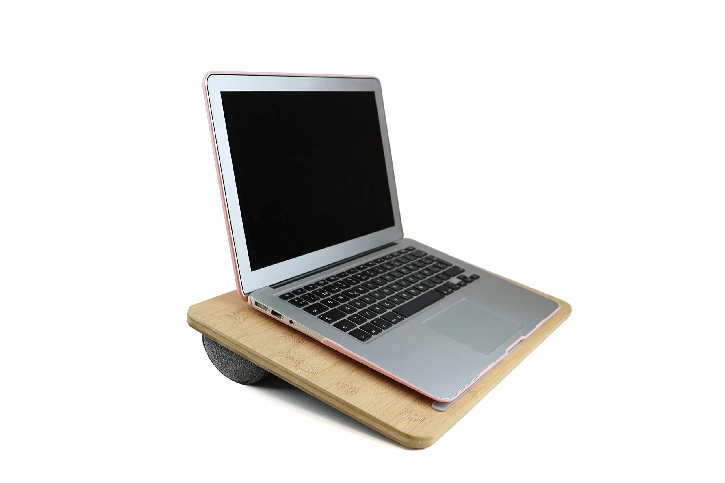 PEPE Mobility Soporte Portatil Sofa de Bambú, Soporte Regazo Ordenador Portatil Acolchado, Cojin para Laptop