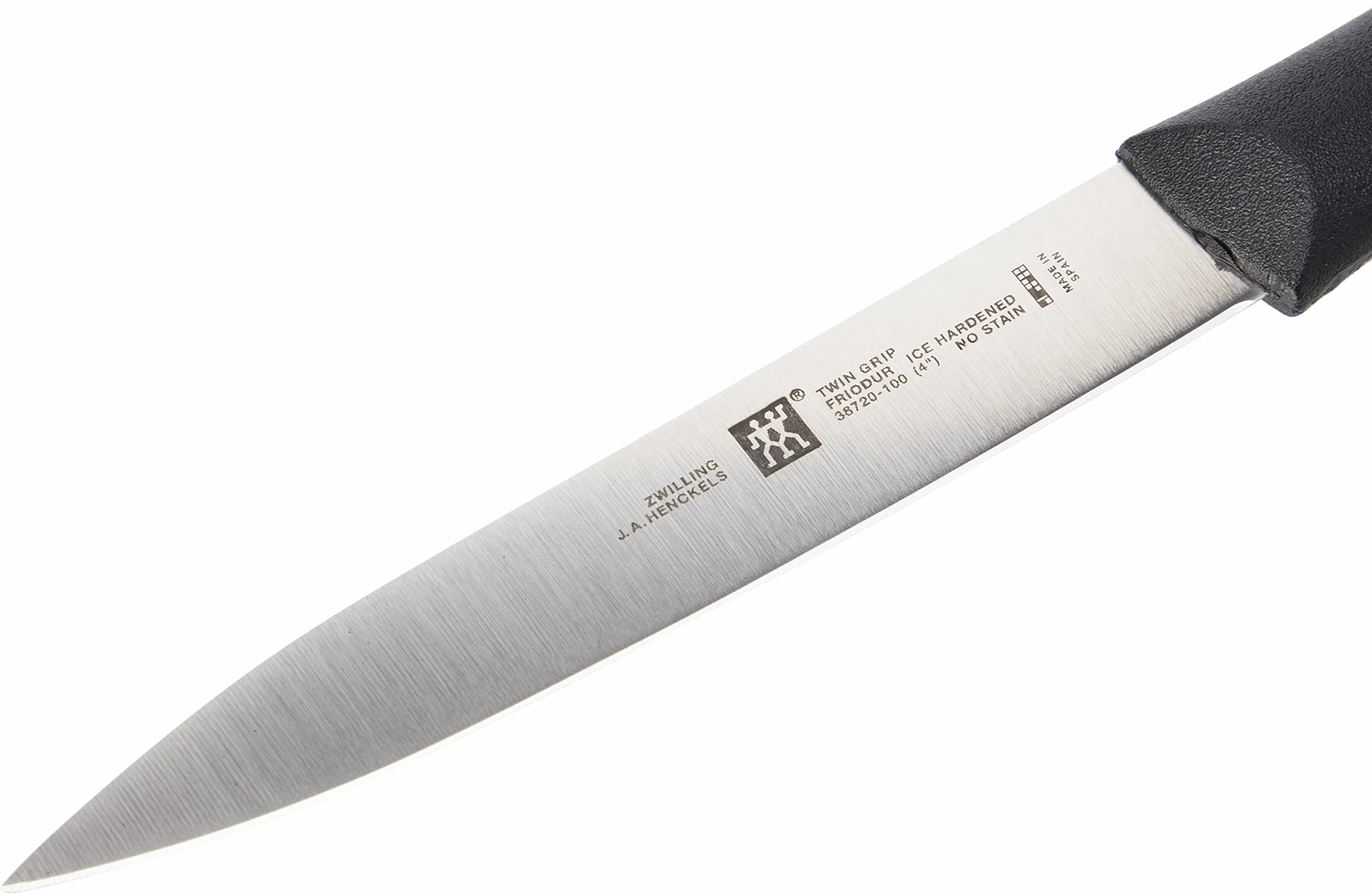 Zwilling TWIN GRIP Cuchillo puntilla Friodur 100 mm acero inoxidable mango sintético negro