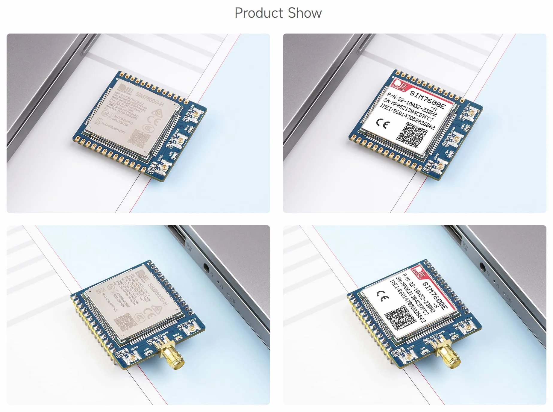 Waveshare SIM7600E-H 4G-Module, Used for Windows/Linux Dial-up Internet Access, Cloud Platform Communication, GNSS Locating, Compatible with Raspberry Pi/Jetson Nano/ESP32/STM32 Programming Platforms