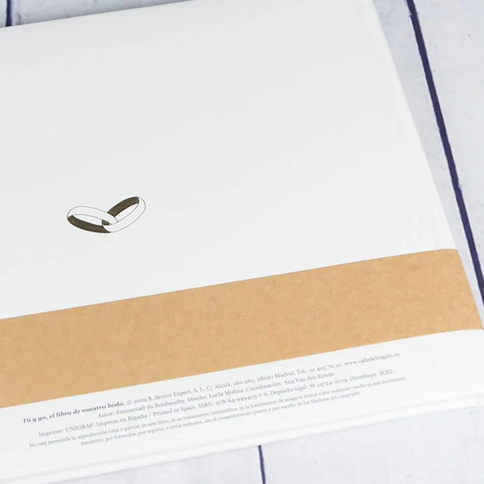 Libro de firmas de boda 'Tú y yo, el Libro de Nuestra Boda' para novios