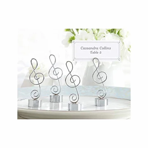 Vasara Lote de 20 Soporte Tarjetas Mesa Nota Musical