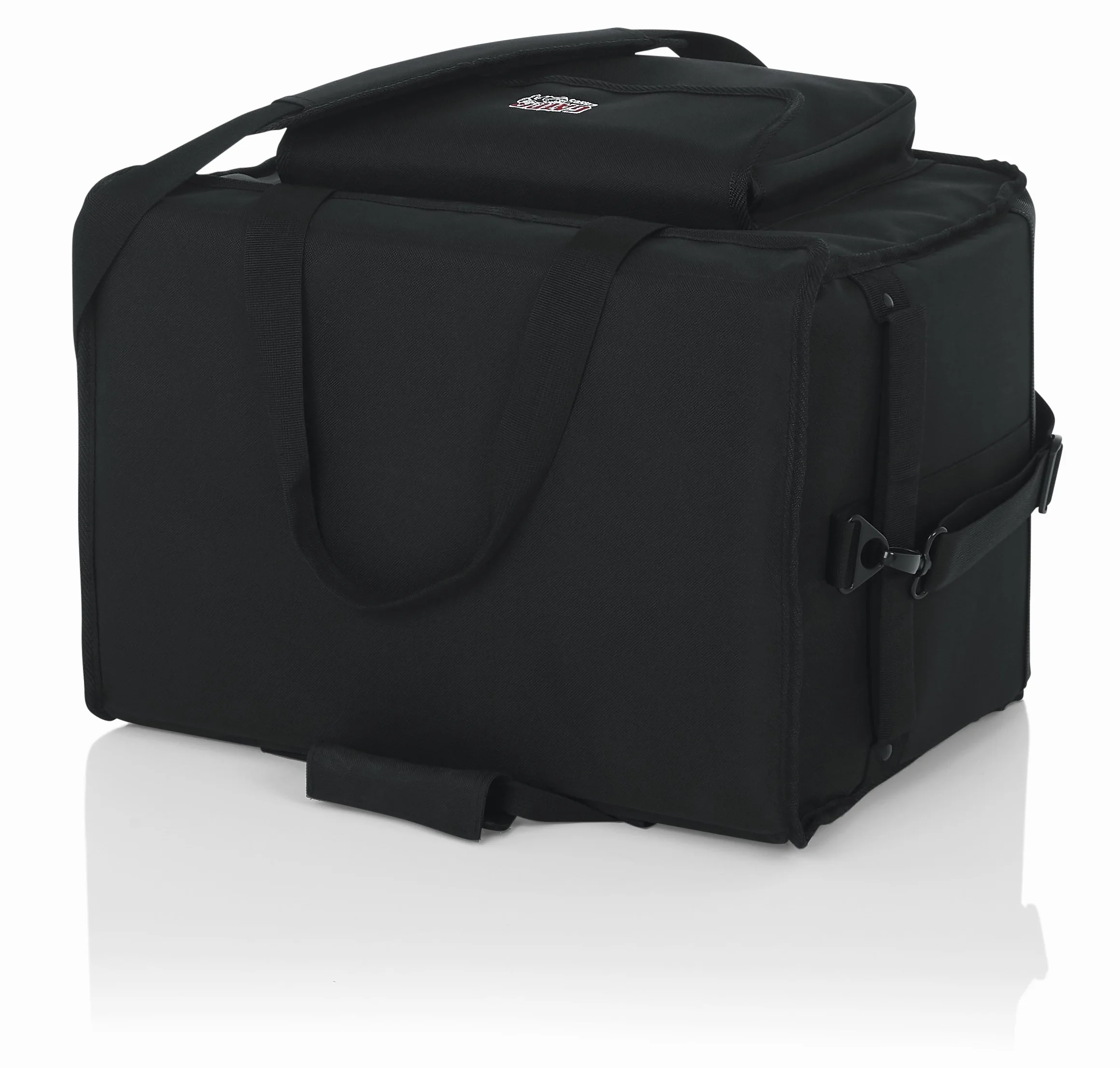 Gator Cases Studio Monitor Tote Bag Tiene capacidad para 2 monitores amplificados de hasta 5" de rango de controladores; se adapta a JBL, Mackie, KRK, y más (G-STUDIOMON1)